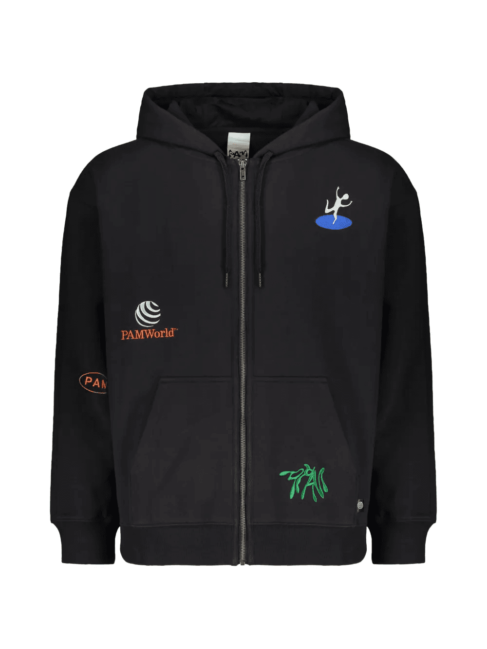 embroidery zip hoodie - Image 1