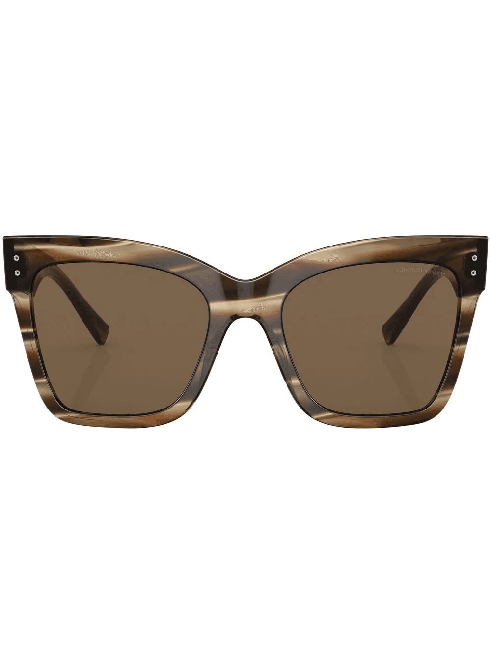 logo-print square-frame sunglasses - Image 1