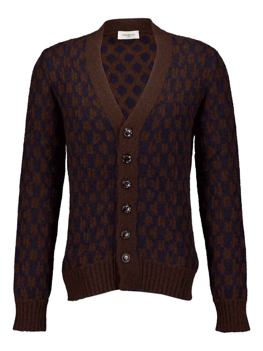 button-up V-neck cashmere cardigan - Image 1