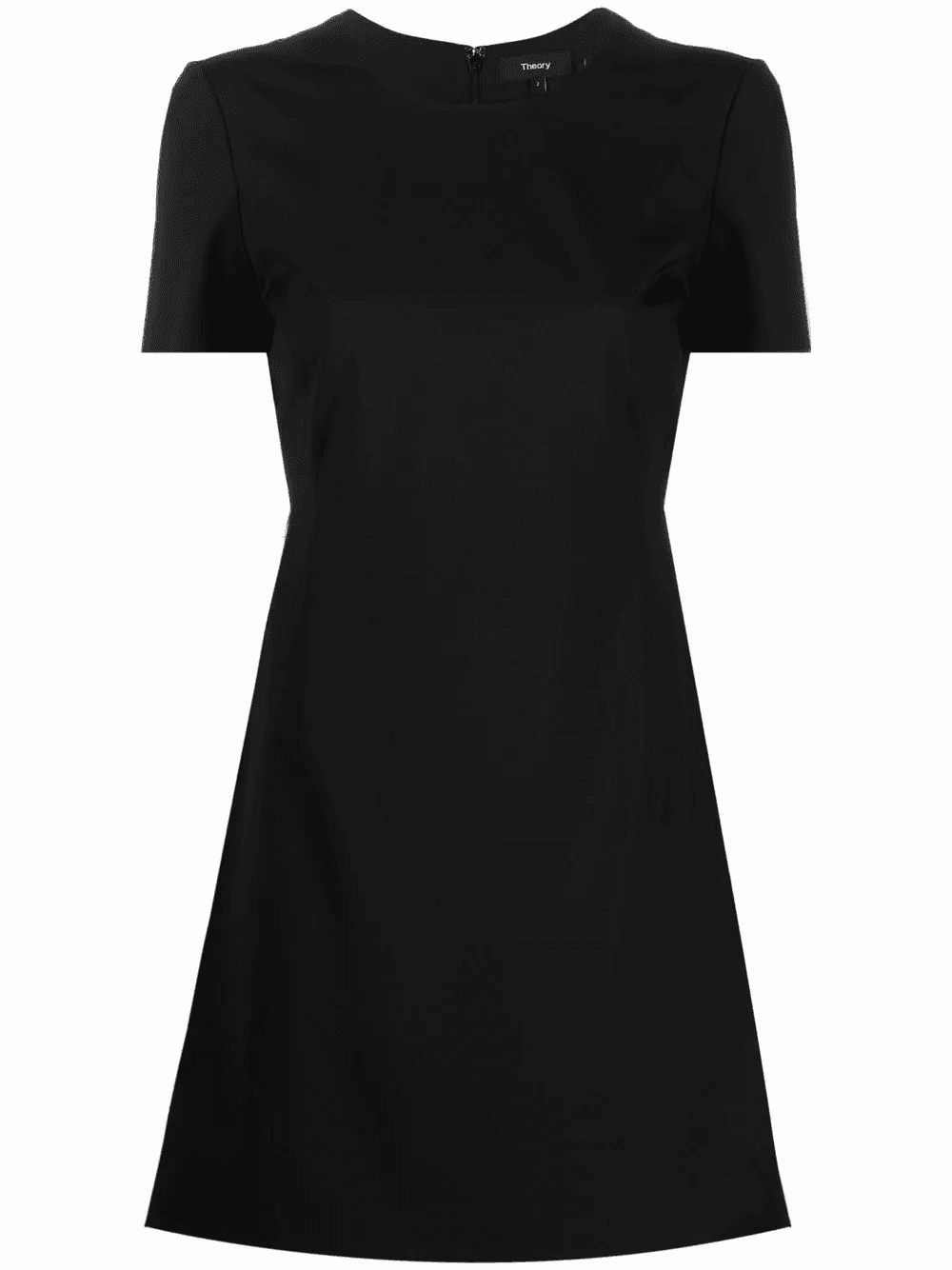 short-sleeve wool T-shirt dress - Image 1