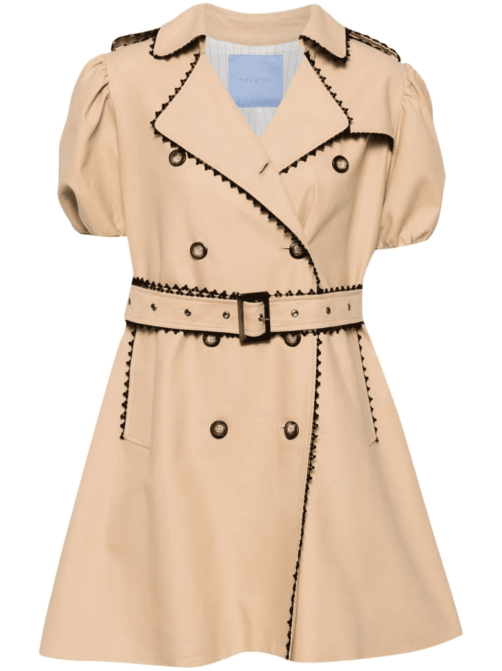 trench mini dress - Image 1