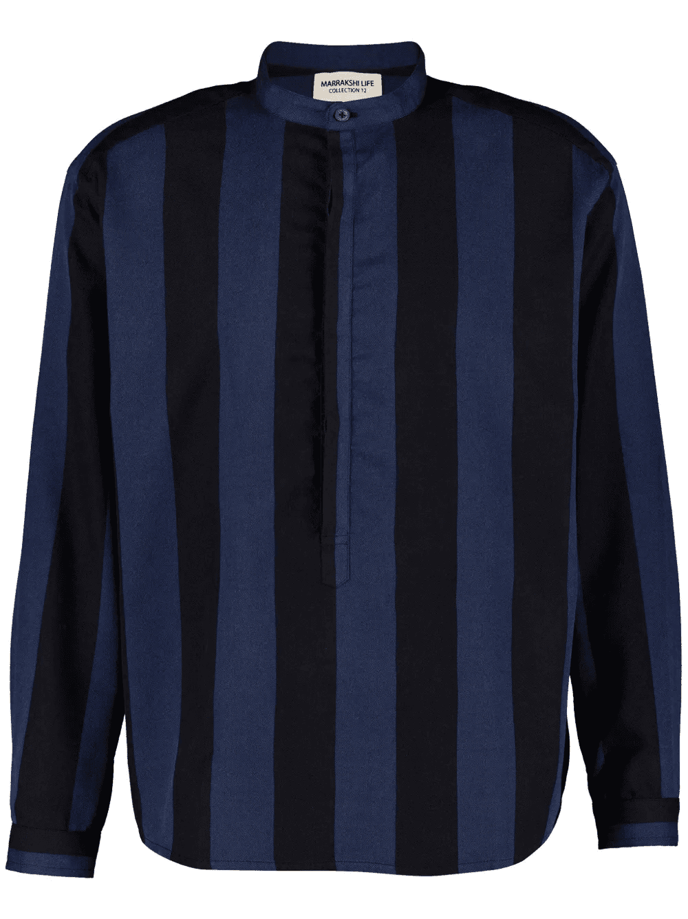 two-tone striped shirt - Image 1