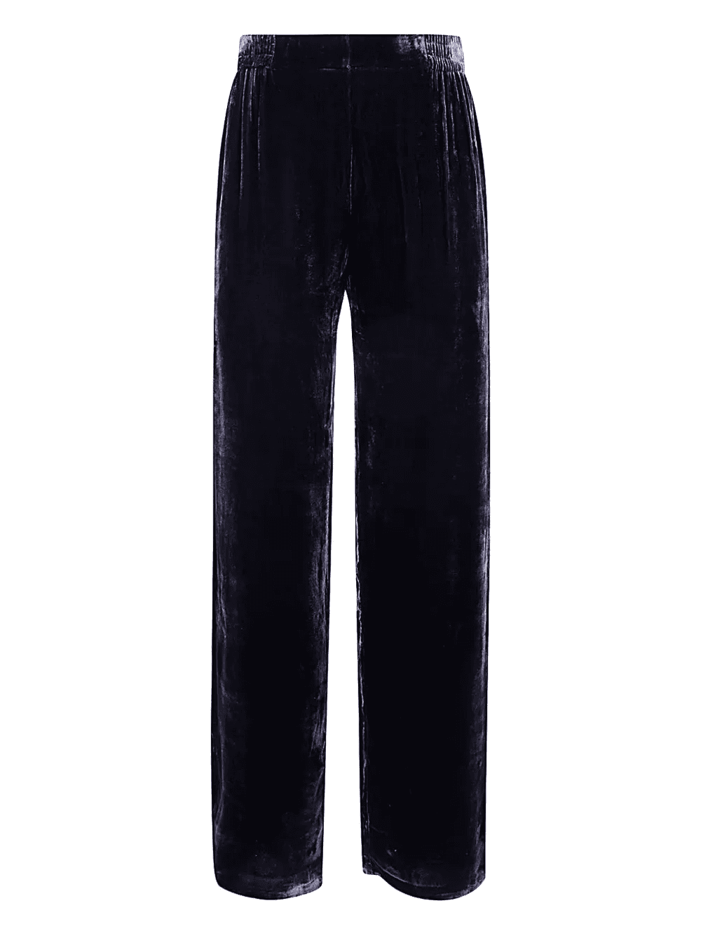 velvet elasticated-waist trousers - Image 1