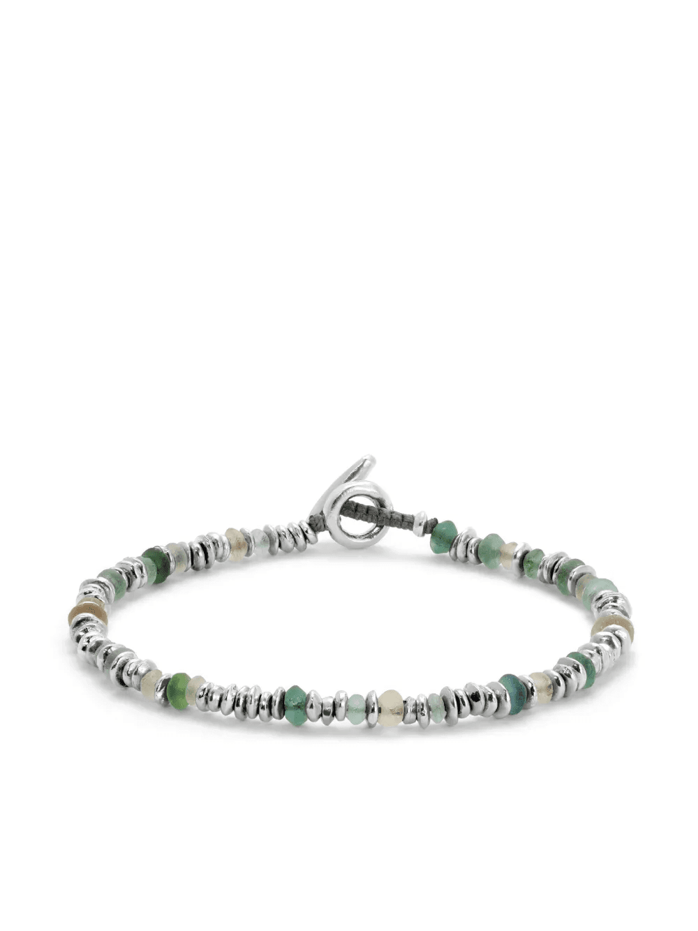 Pilla Bracelet with Green Roman Glass - Image 1