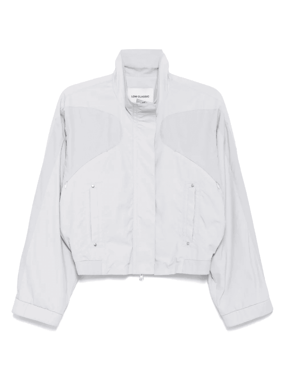 contrast zip-up jacket - Image 1
