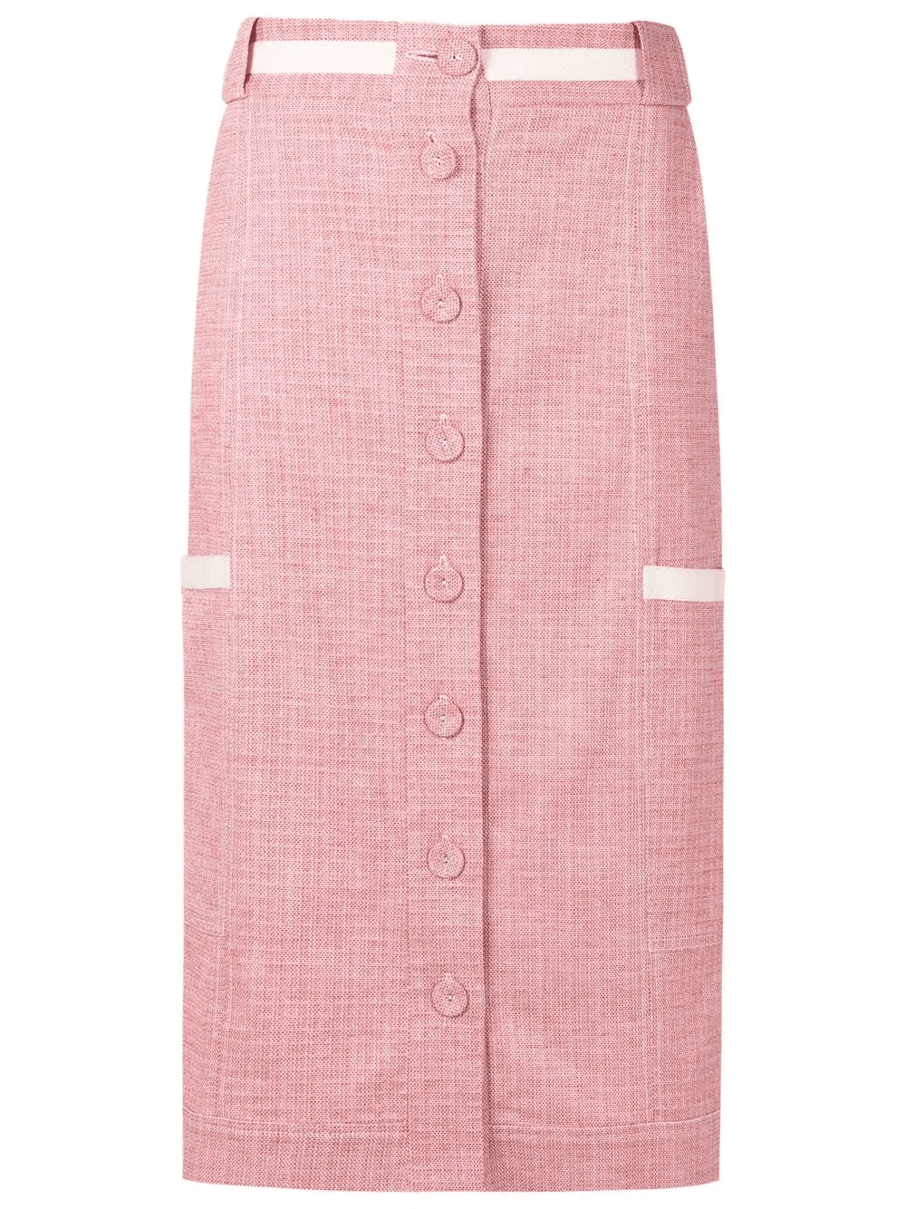 buttoned-up high-waisted skirt - Image 1