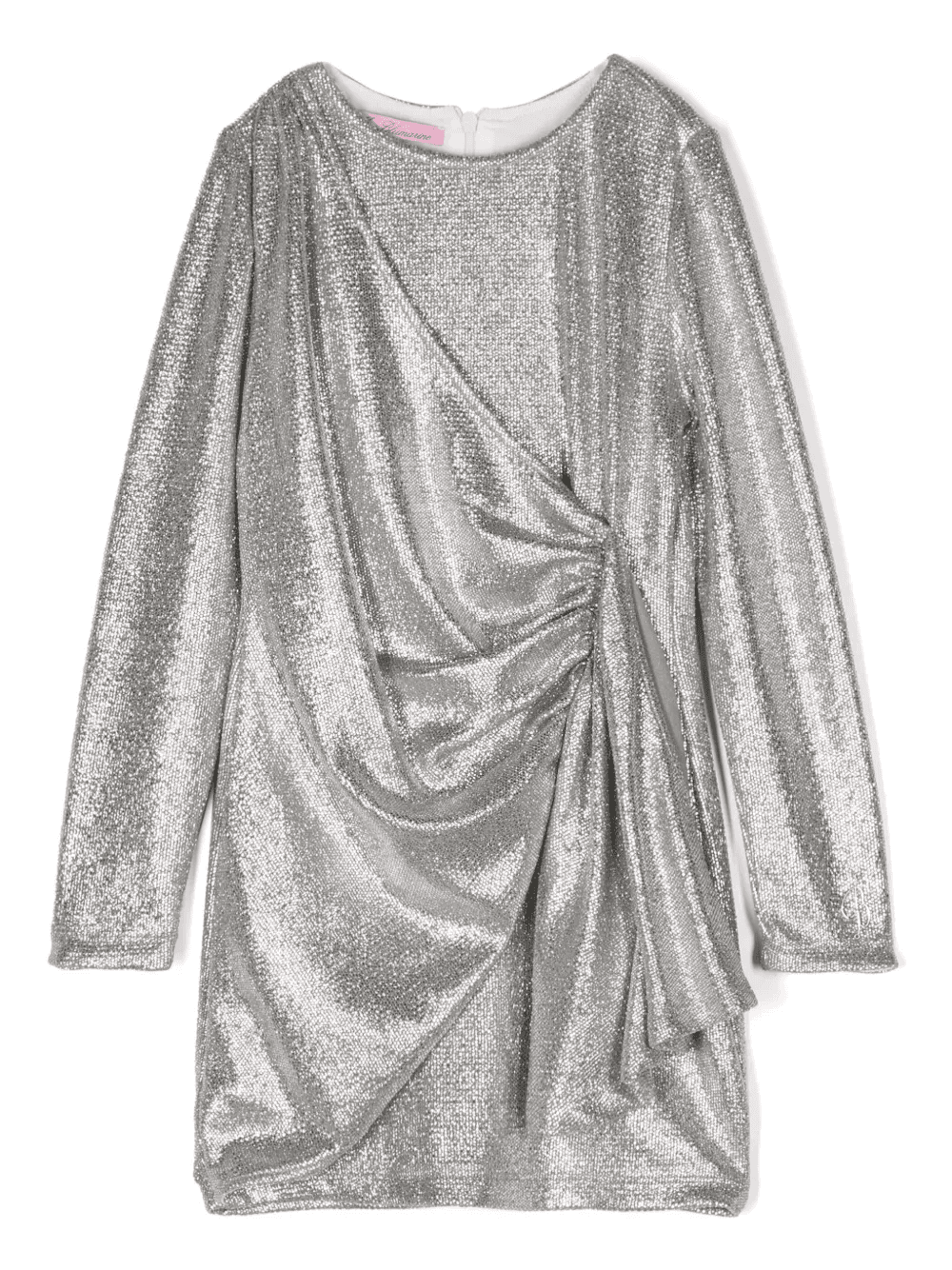 metallic-effect dress - Image 1