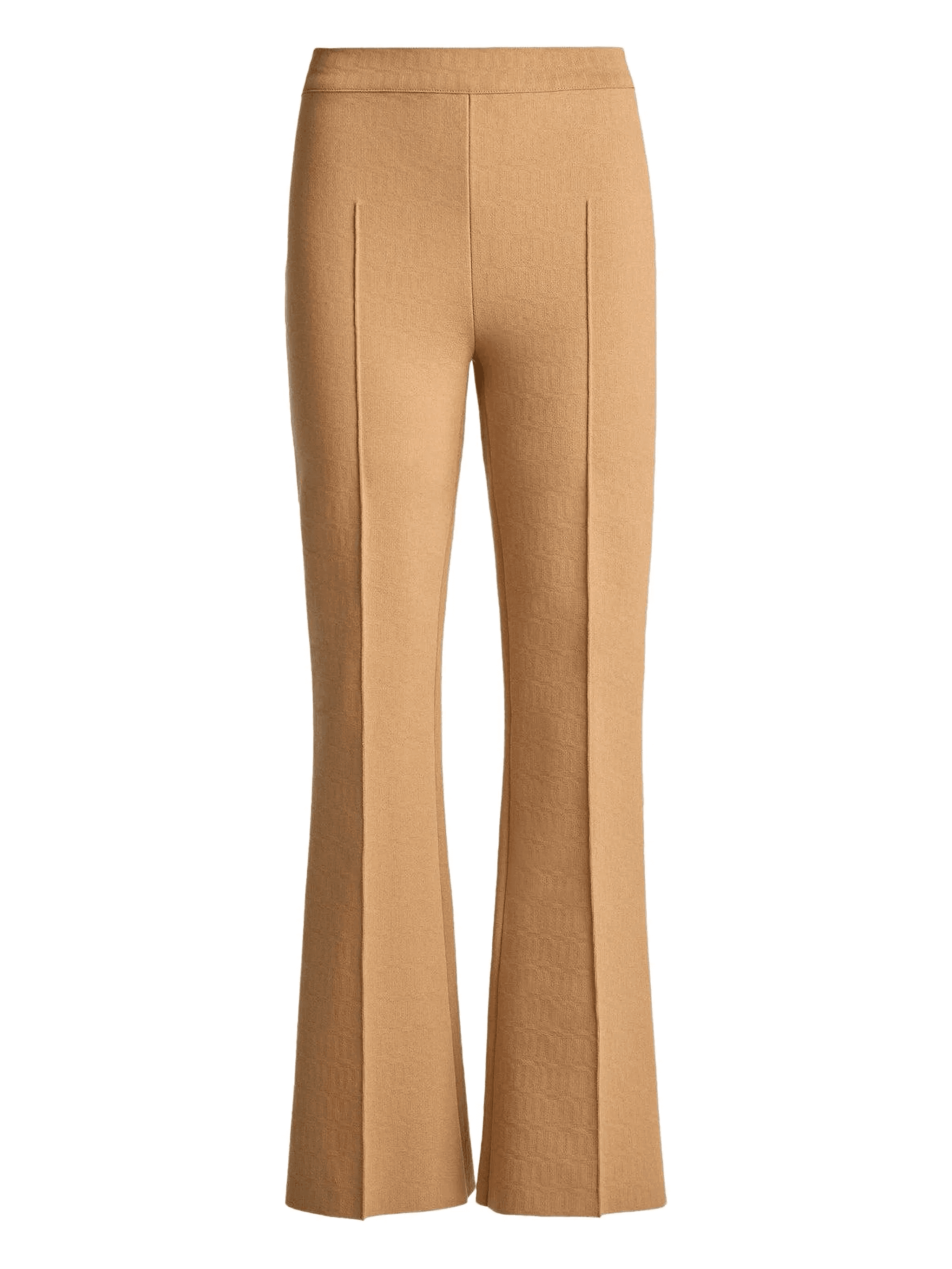 Kick geometric-pattern flared trousers - Image 1