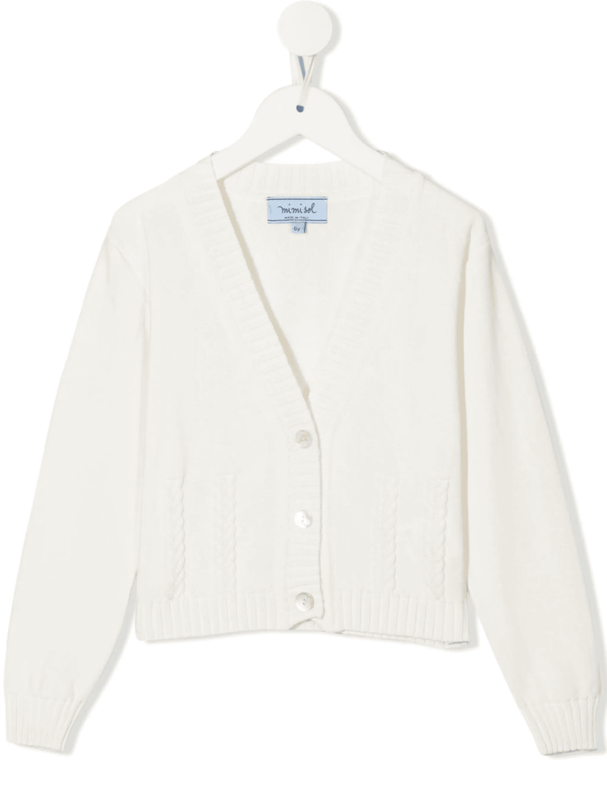 cable-knit cardigan - Image 1