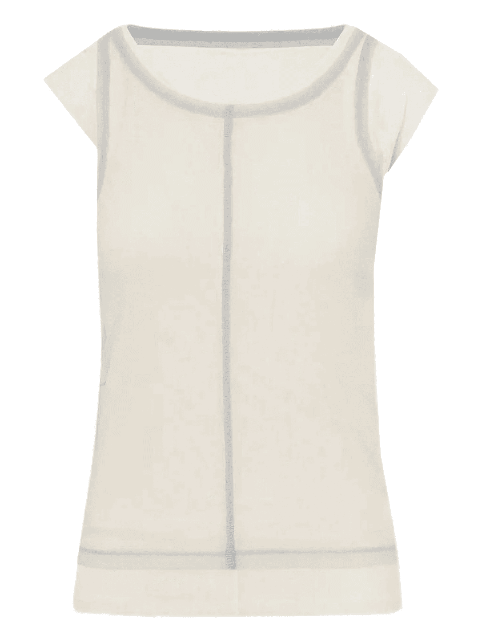 seam-detail T-shirt - Image 1