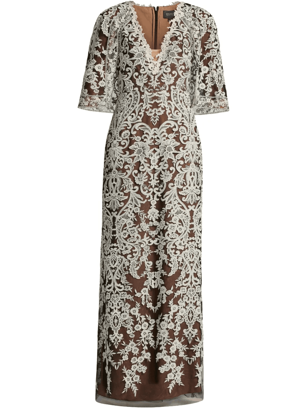 lace-overlay dress - Image 1