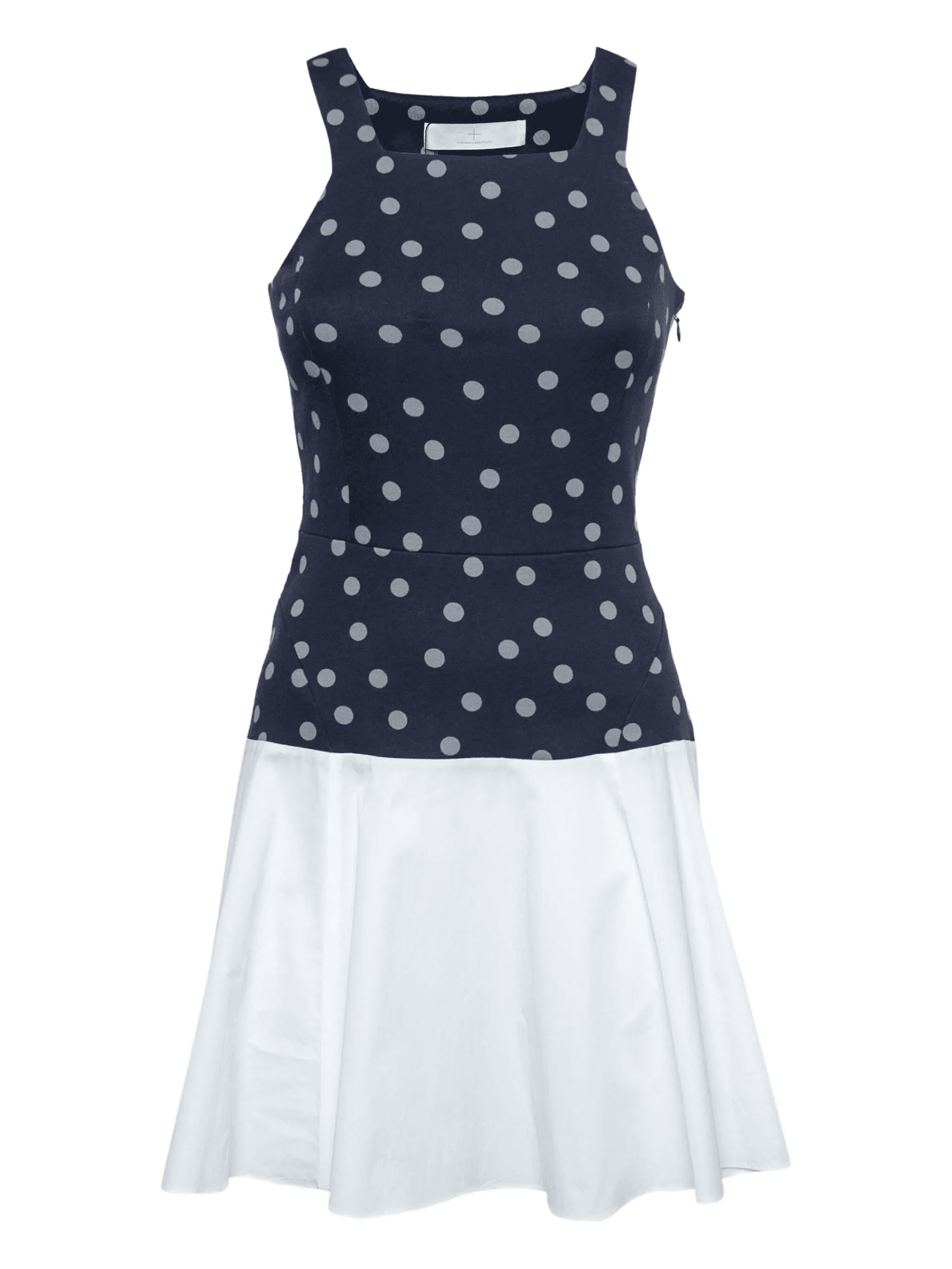 pre-owned polka dot-pattern cotton dress - Image 1