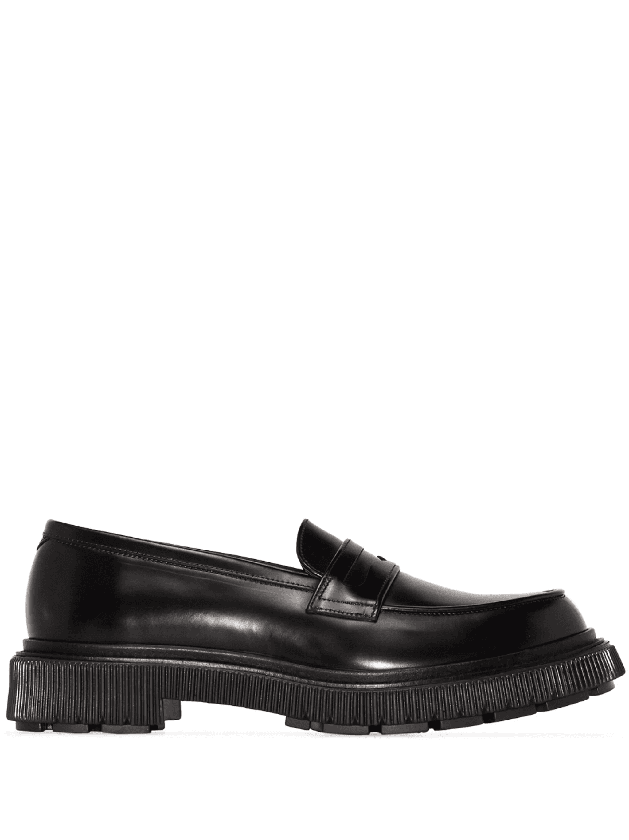 penny-slot leather loafers - Image 1