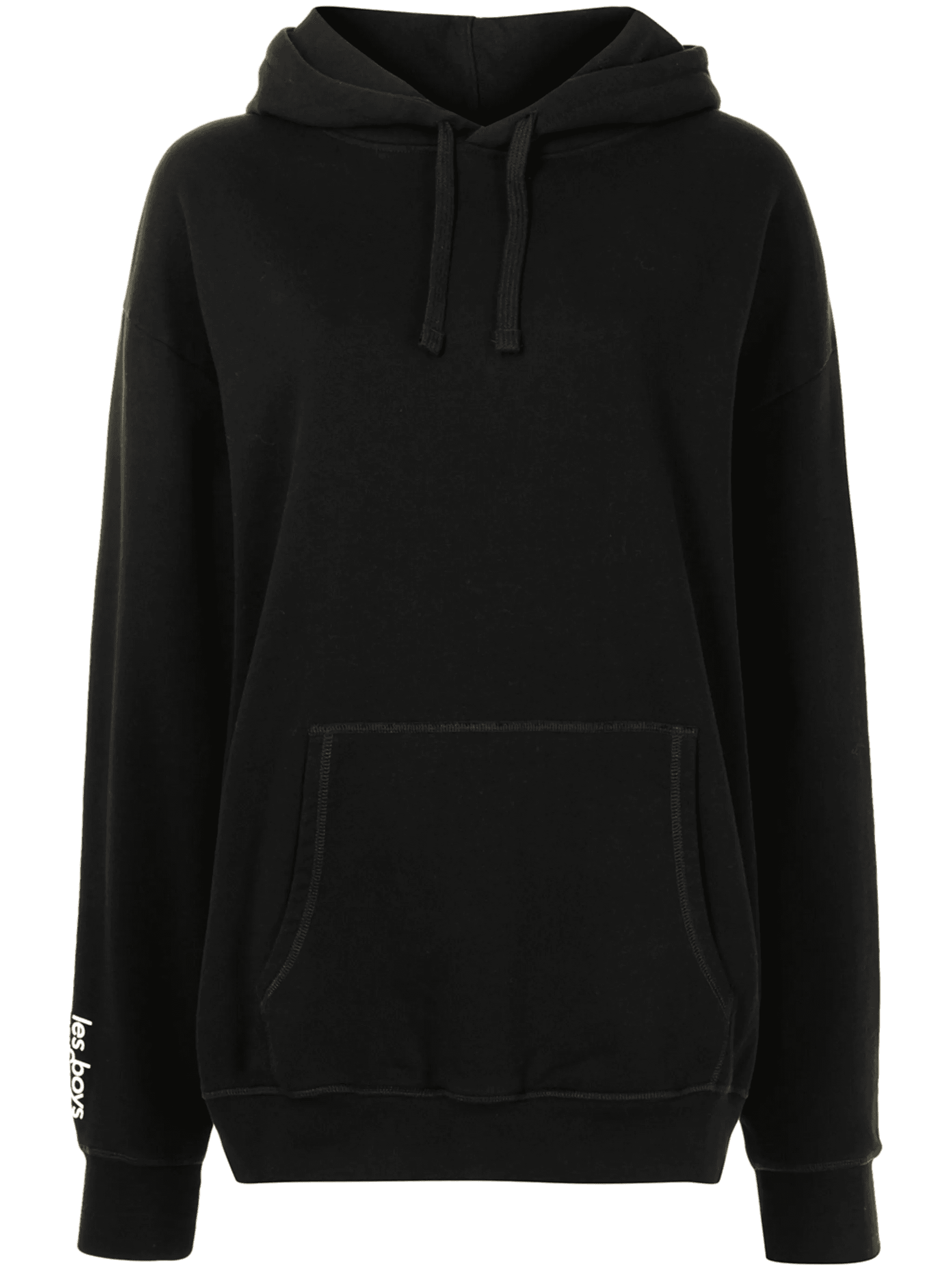 logo-print drawstring hoodie - Image 1