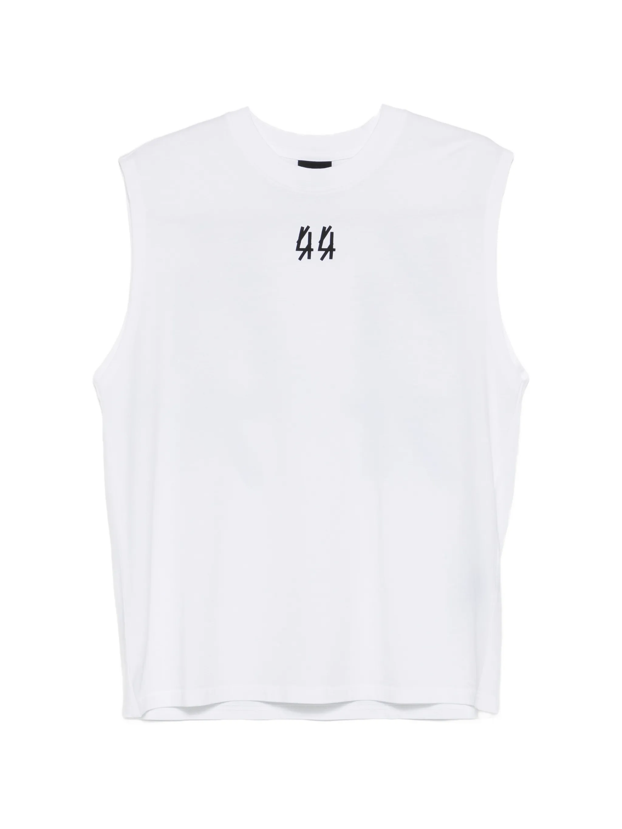 crew-neck sleeveless vest - Image 1