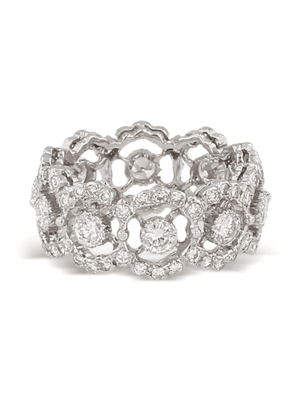 1970s Eternelle Ghirlanda diamond white-gold ring - Image 1