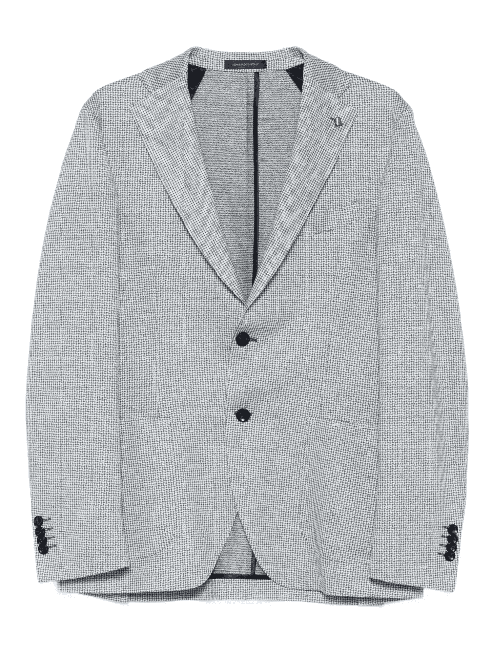 houndstooth-pattern blazer - Image 1