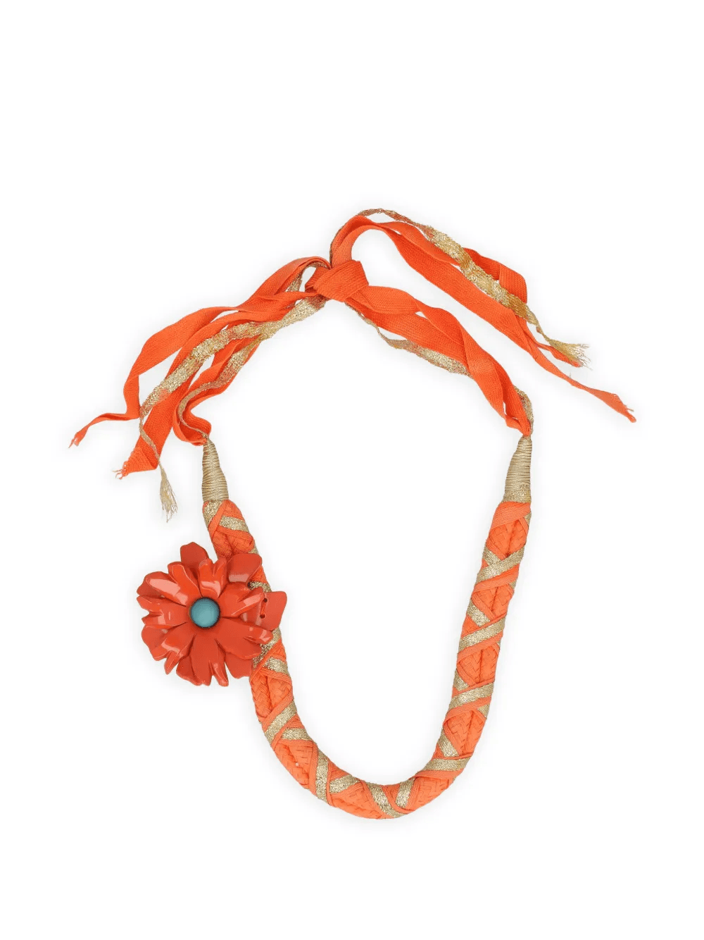 1970-1980s flower pendant necklace - Image 1