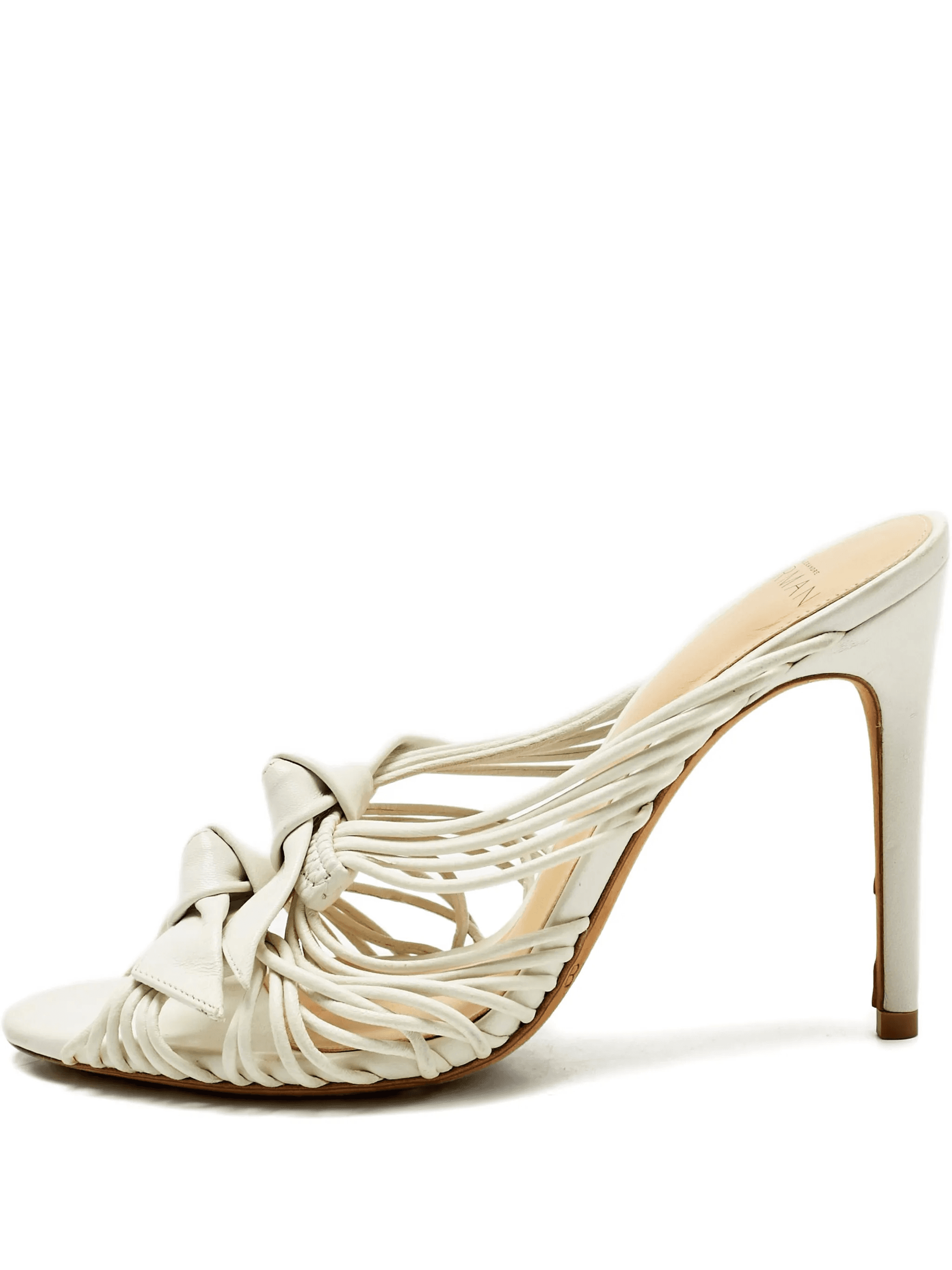 Dallas leather strappy bow sandals - Image 1