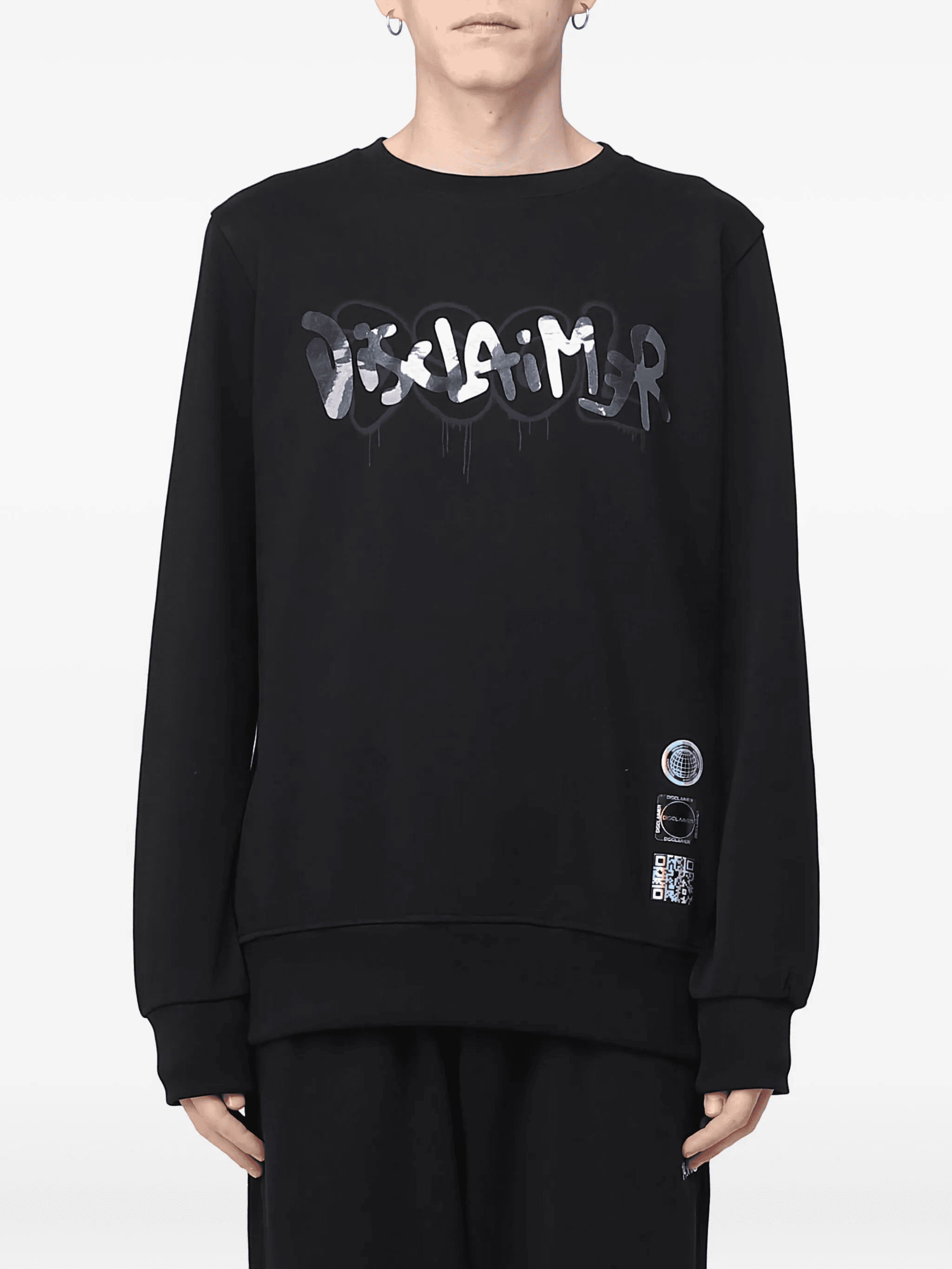 graffiti-print sweatshirt - Image 1