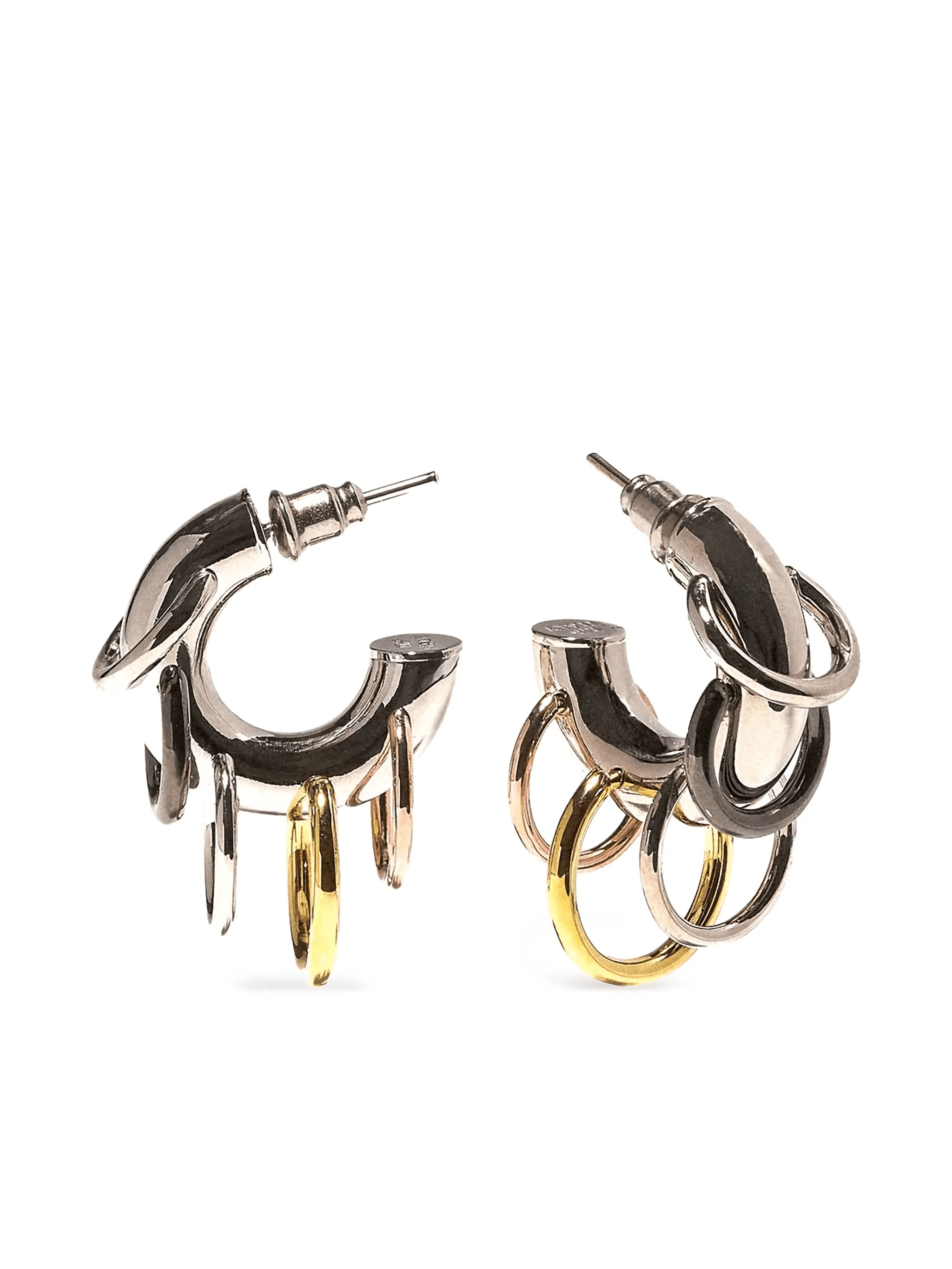 pierced hoop earrings - Image 1