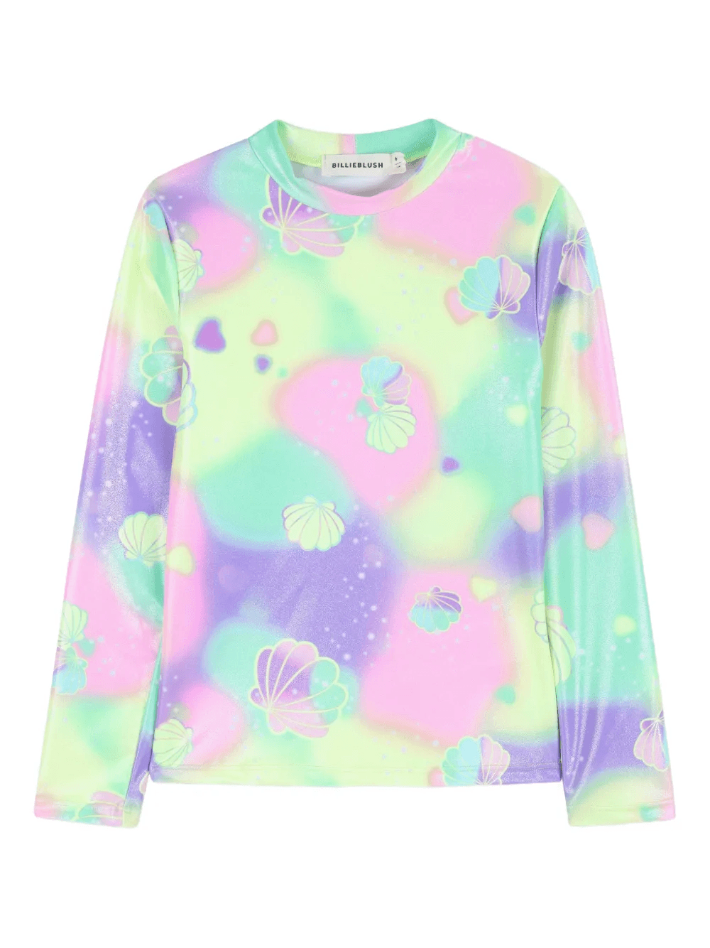 shell-print T-shirt - Image 1