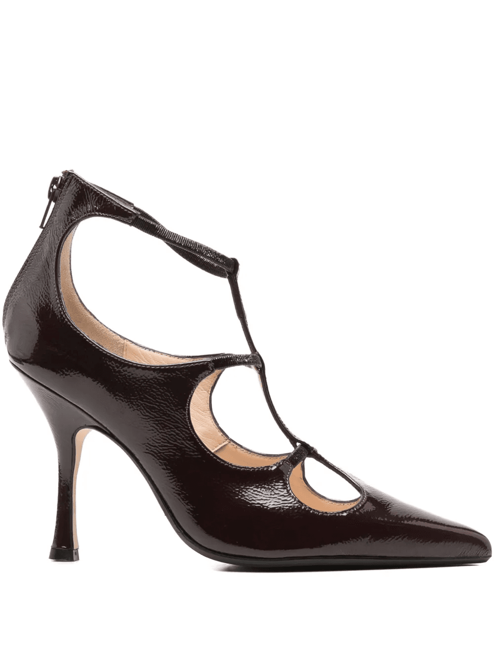 cut-out pointed-toe pumps - Image 1