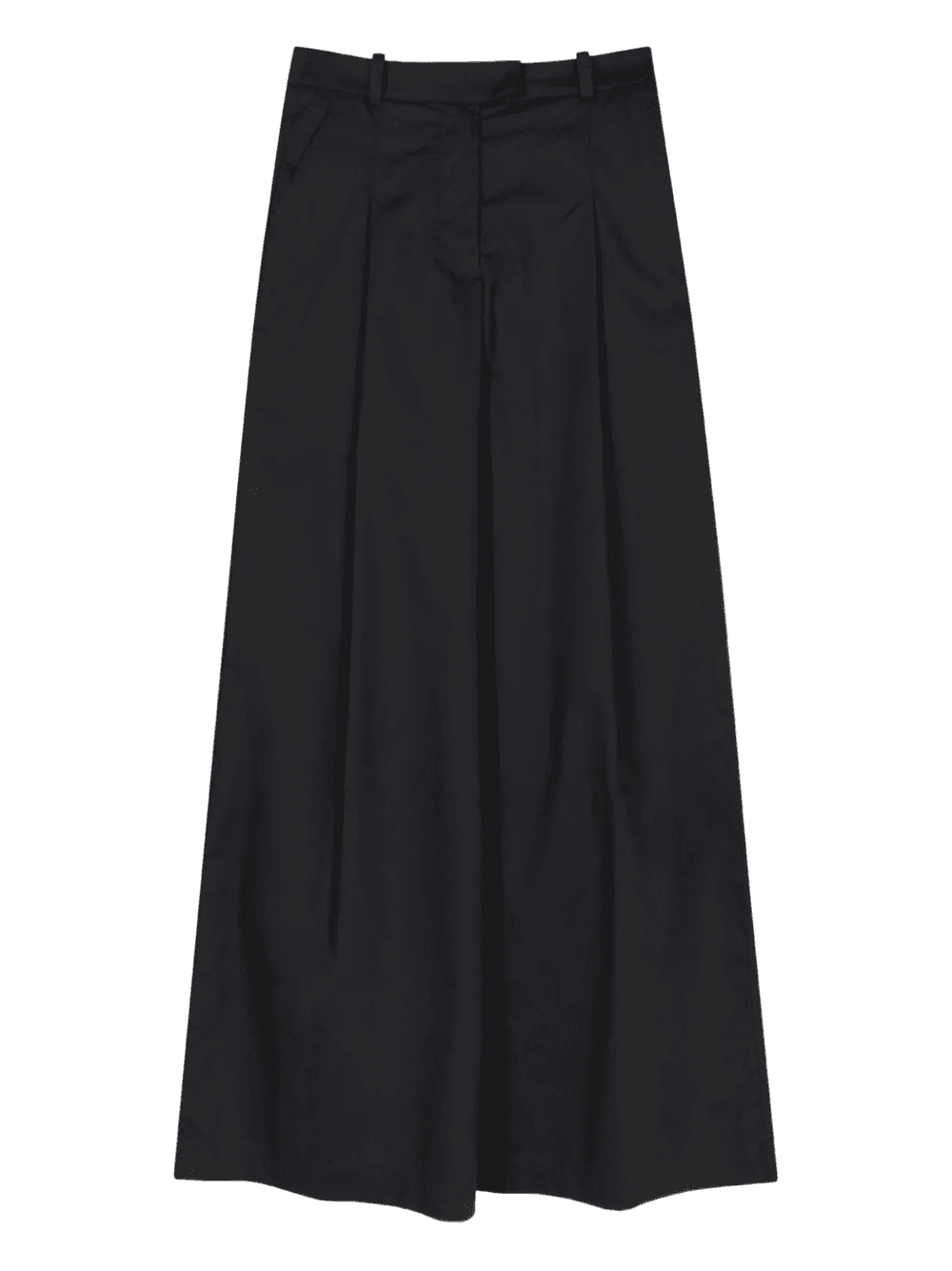 pleated cotton trousers - Image 1