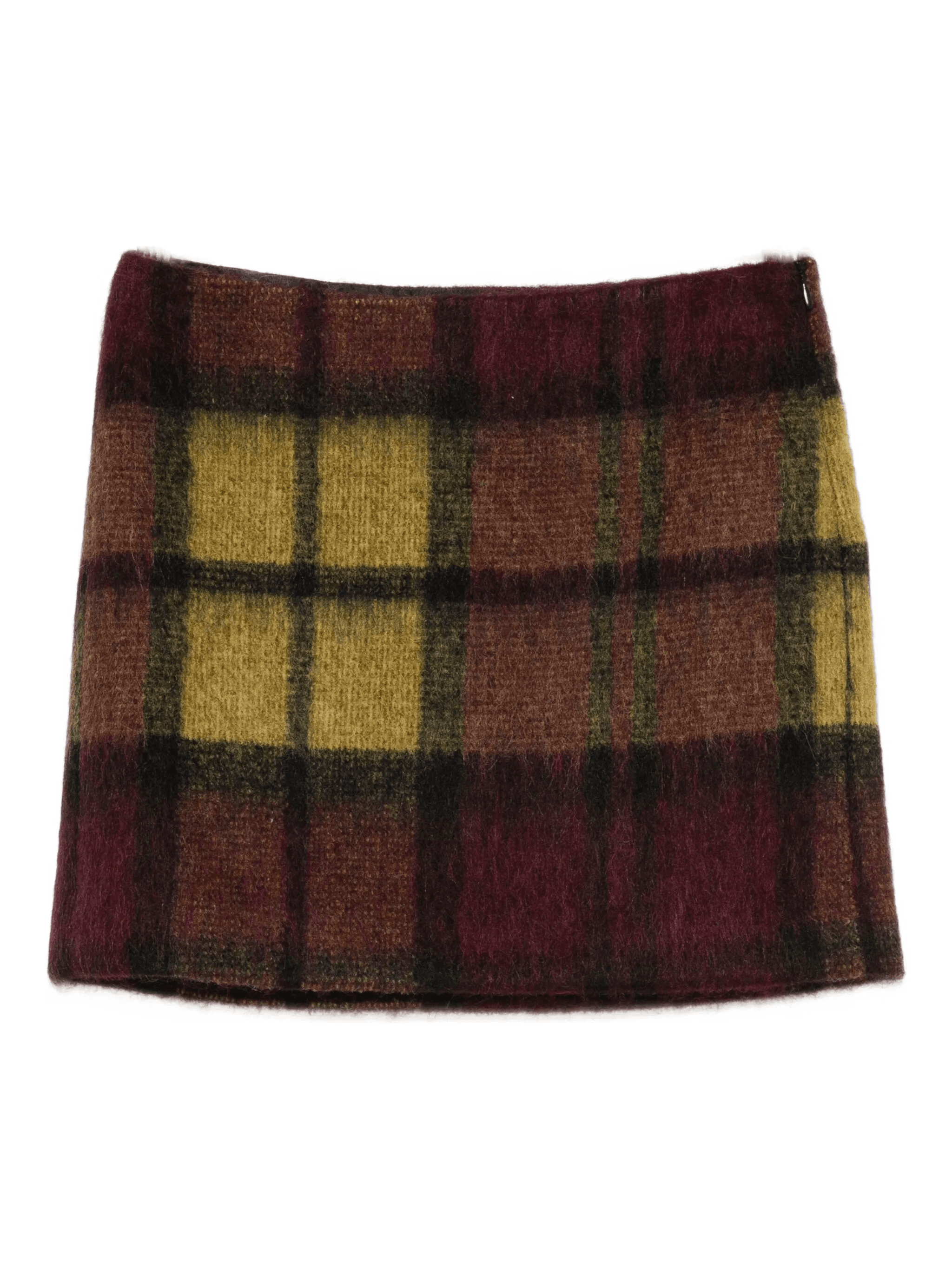 checked mini skirt - Image 1