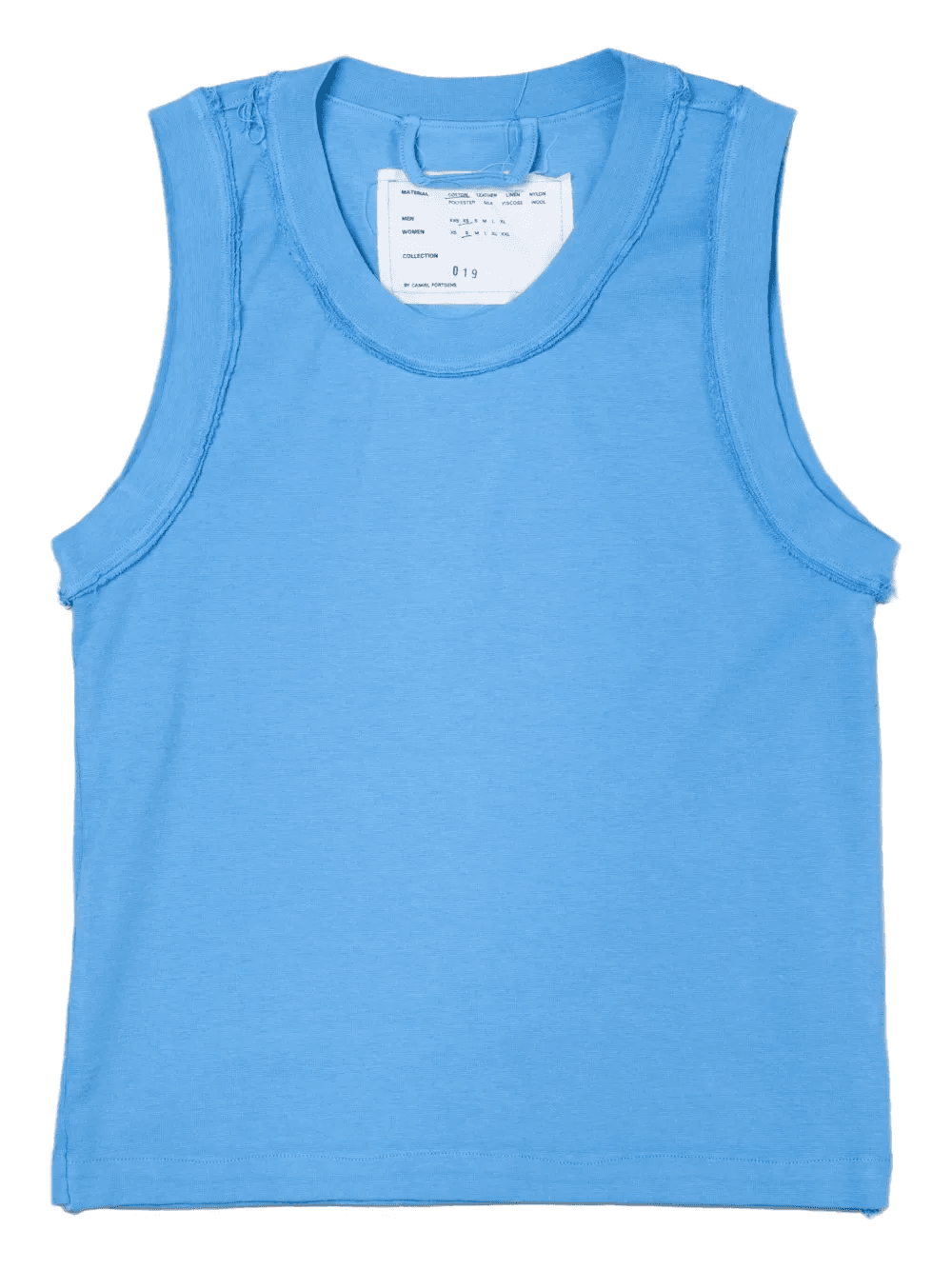 round-neck sleeveless top - Image 1