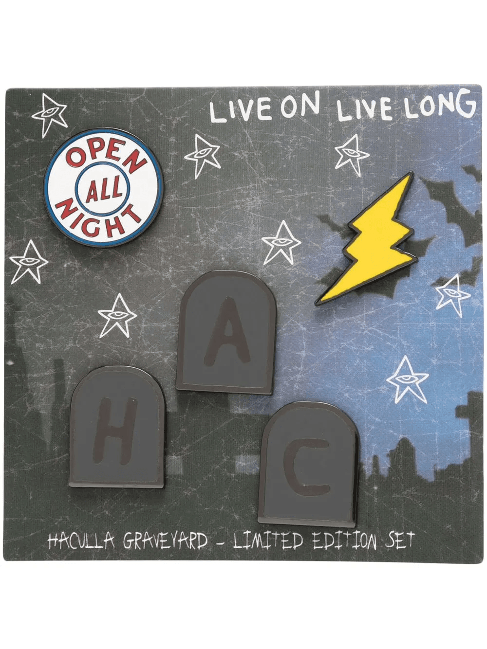Hacula Graveyard pin set - Image 1