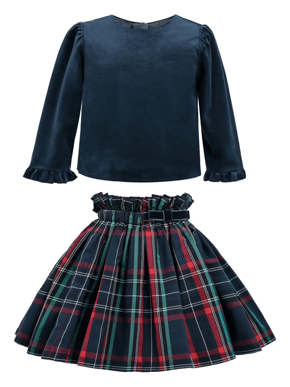 long-sleeve skirt set (set of two) - Image 1