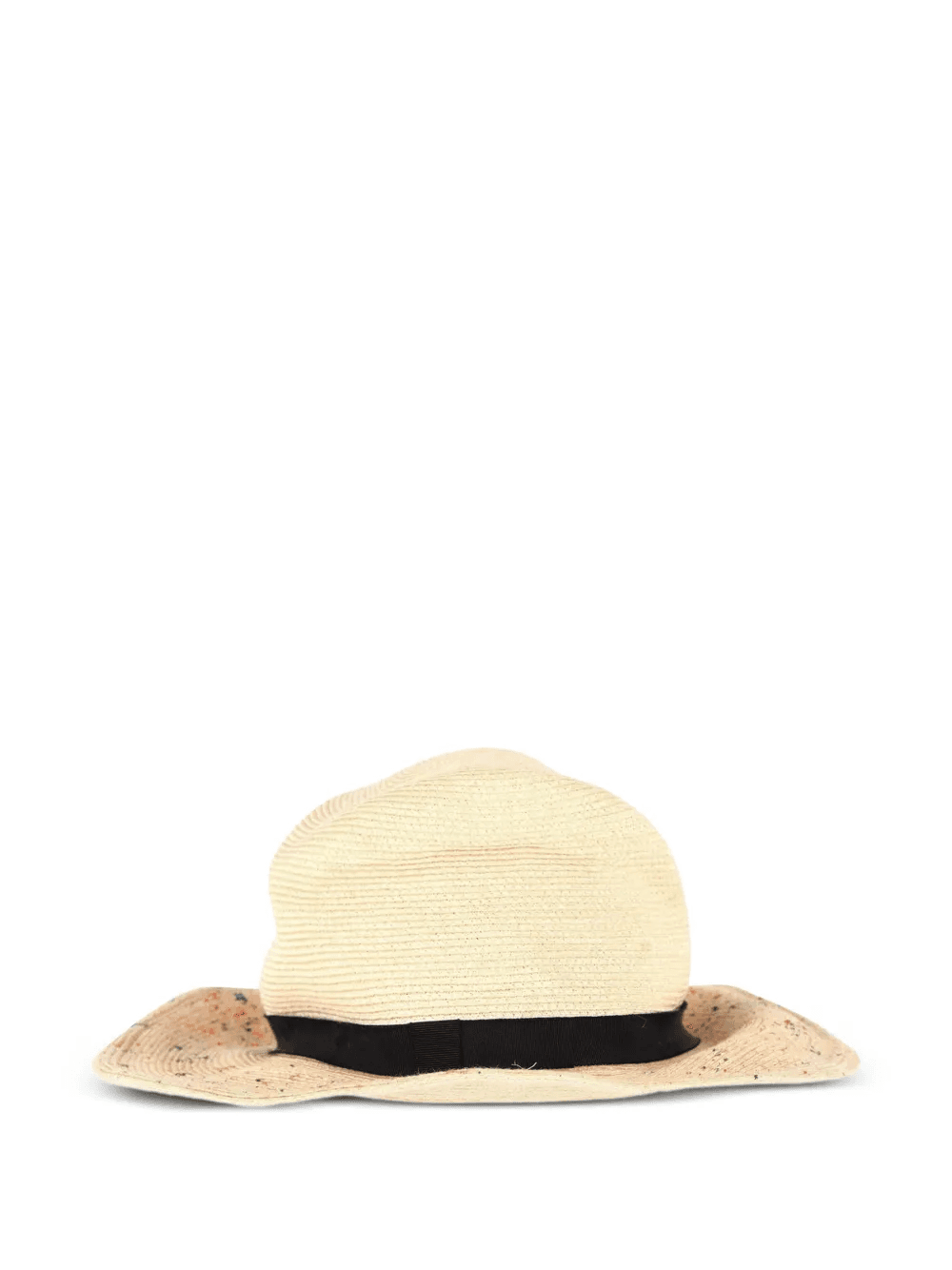 flecked ribbon sun hat - Image 1