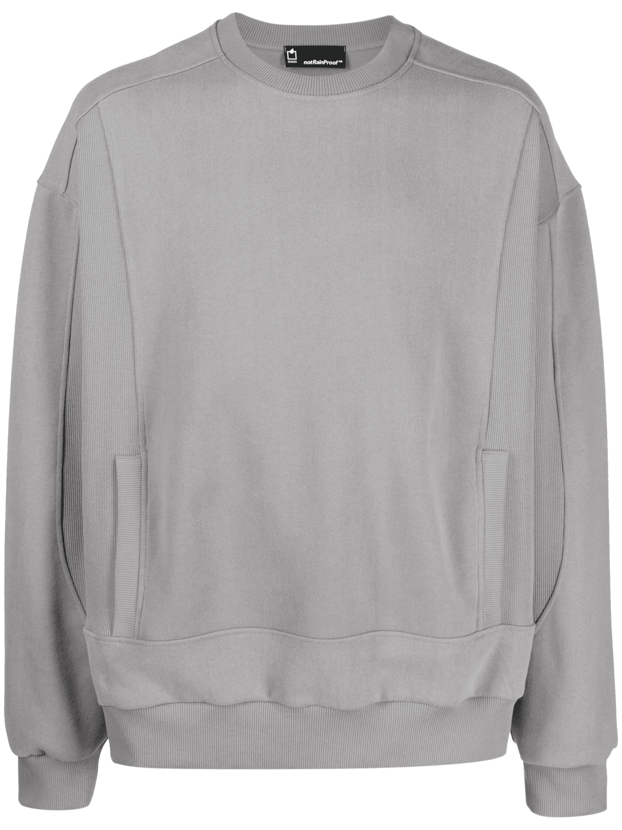 crew-neck cotton fleece sweatshirt - Image 1