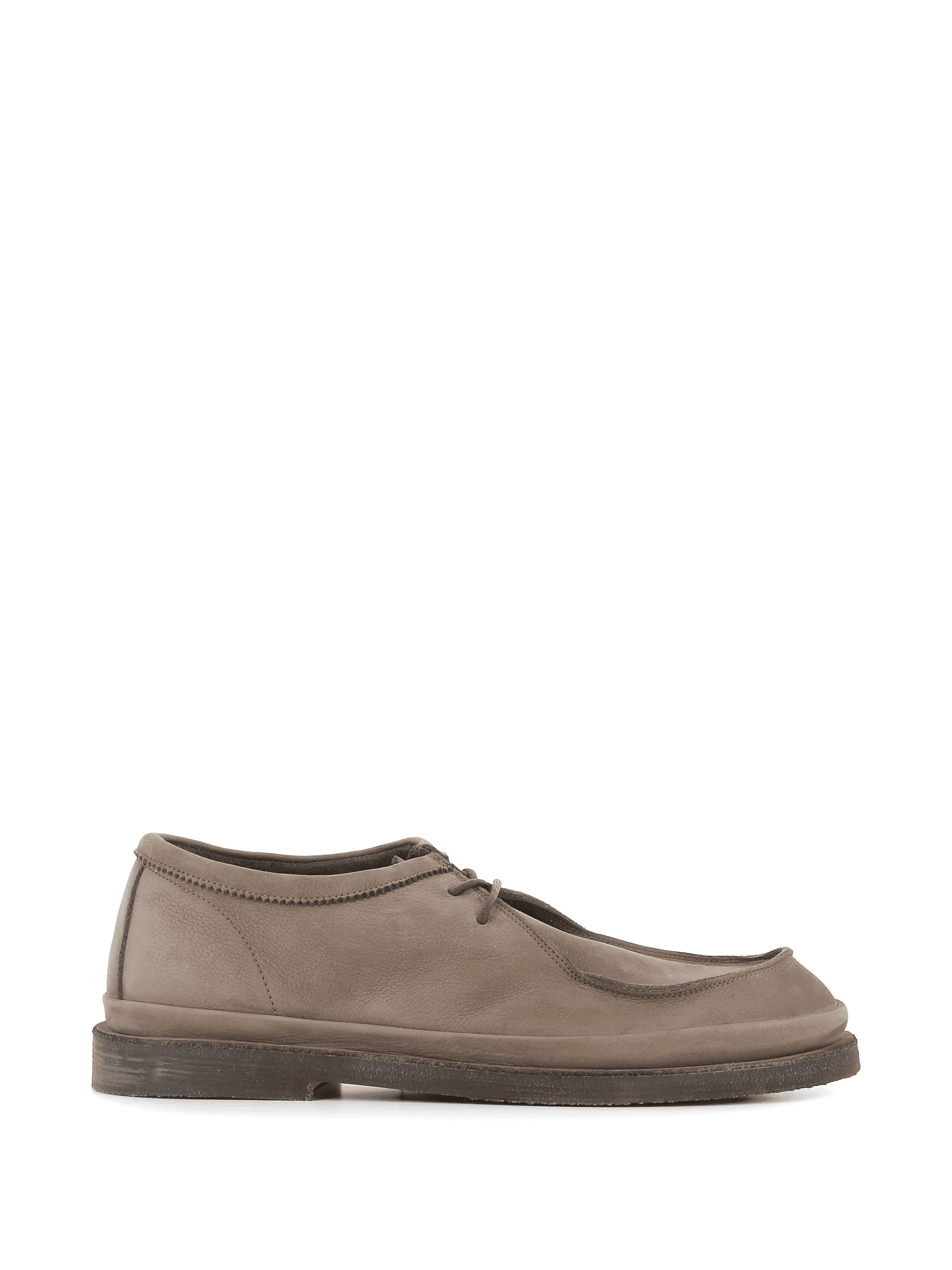 moc toe lace-up derby shoes - Image 1