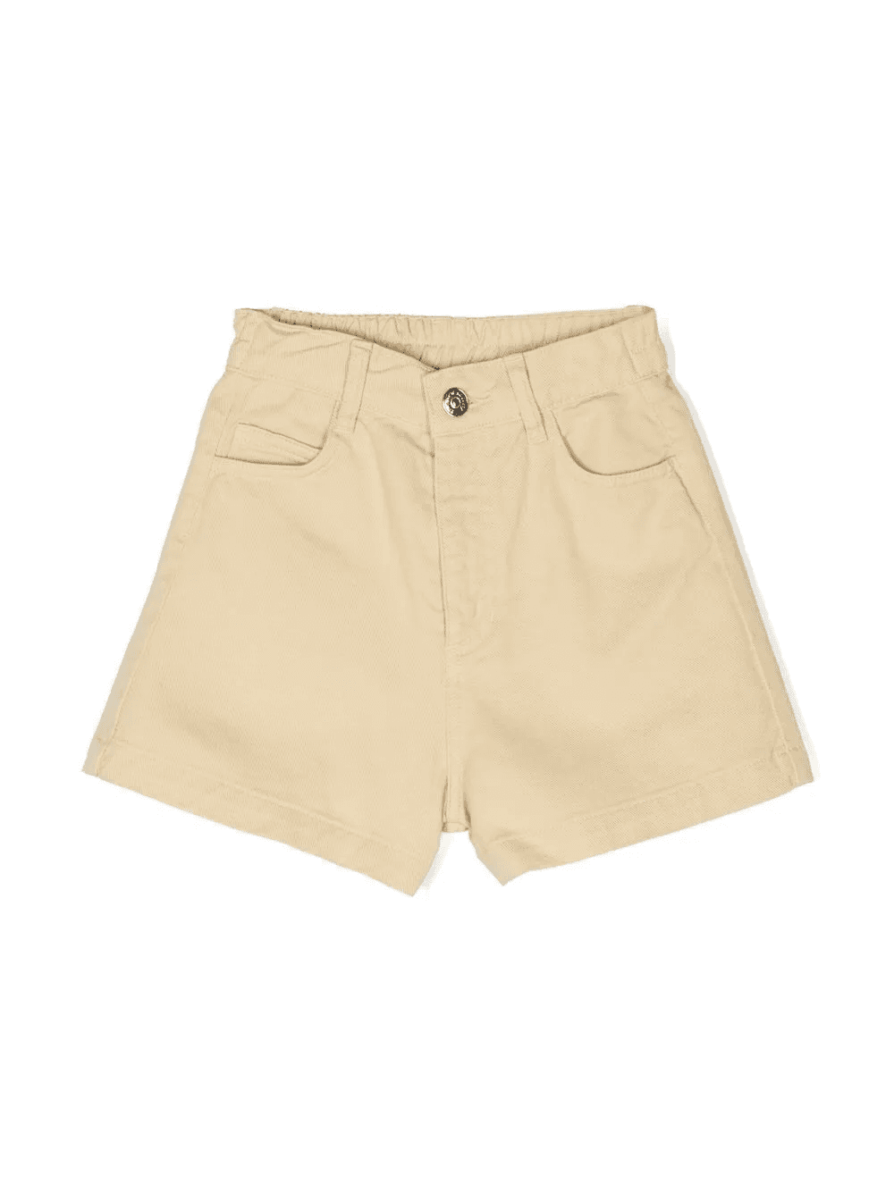high-waist cotton shorts - Image 1