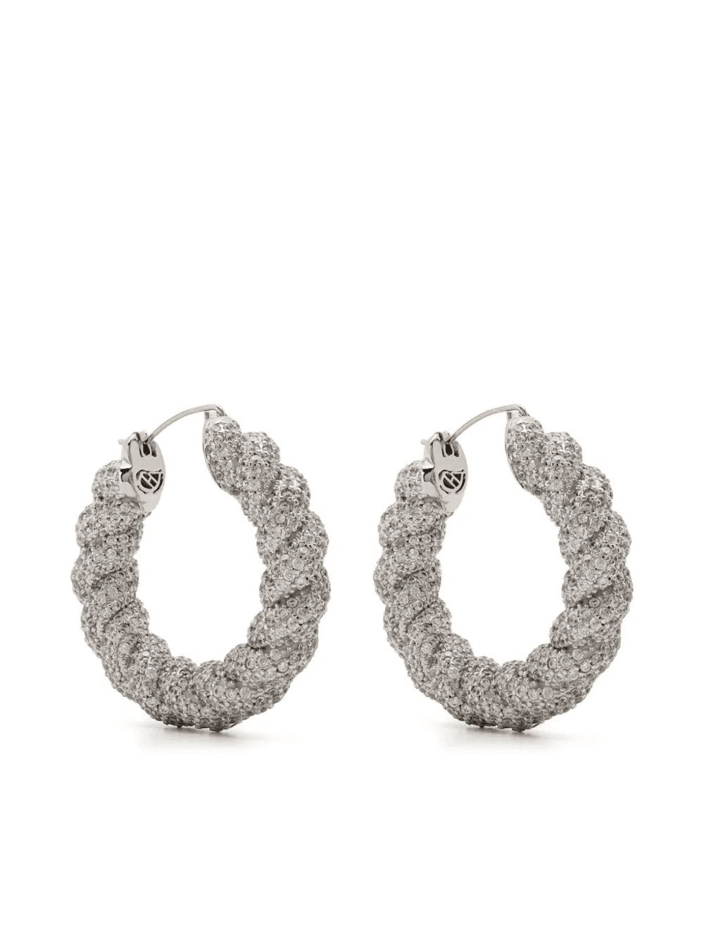 rope hoop earrings - Image 1
