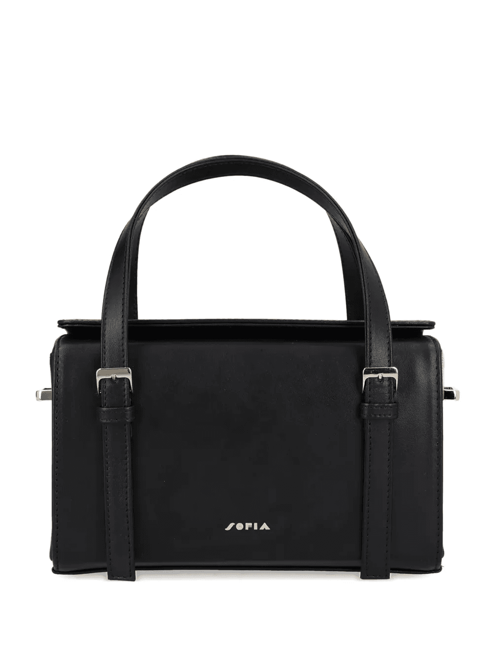 mini Belmondo buckle tote bag - Image 1