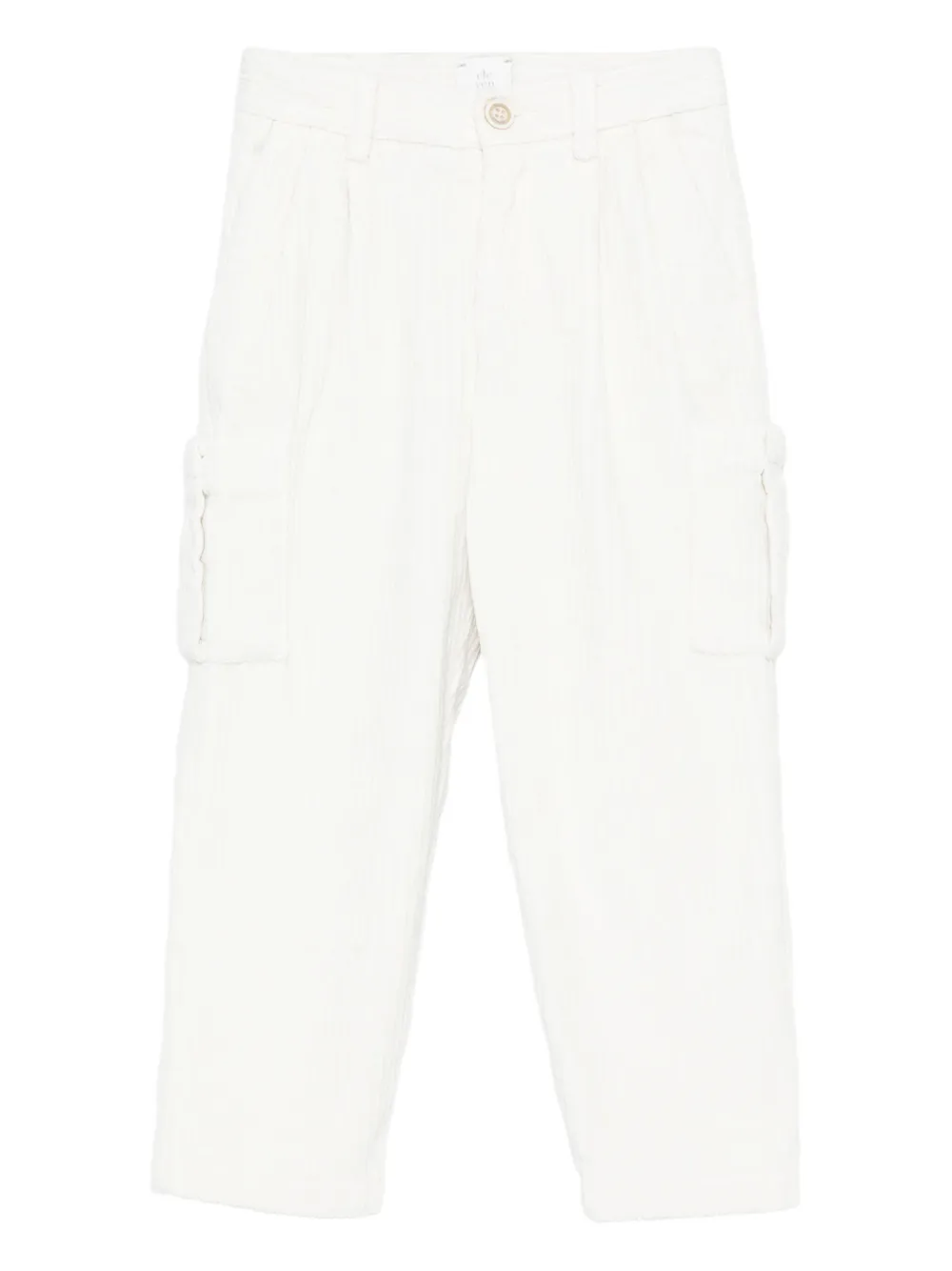 pleat-detail cargo trousers - Image 1