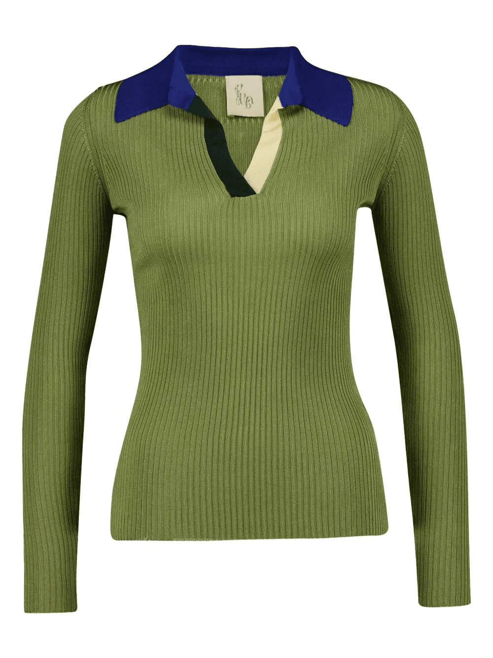 colour-block knitted top - Image 1