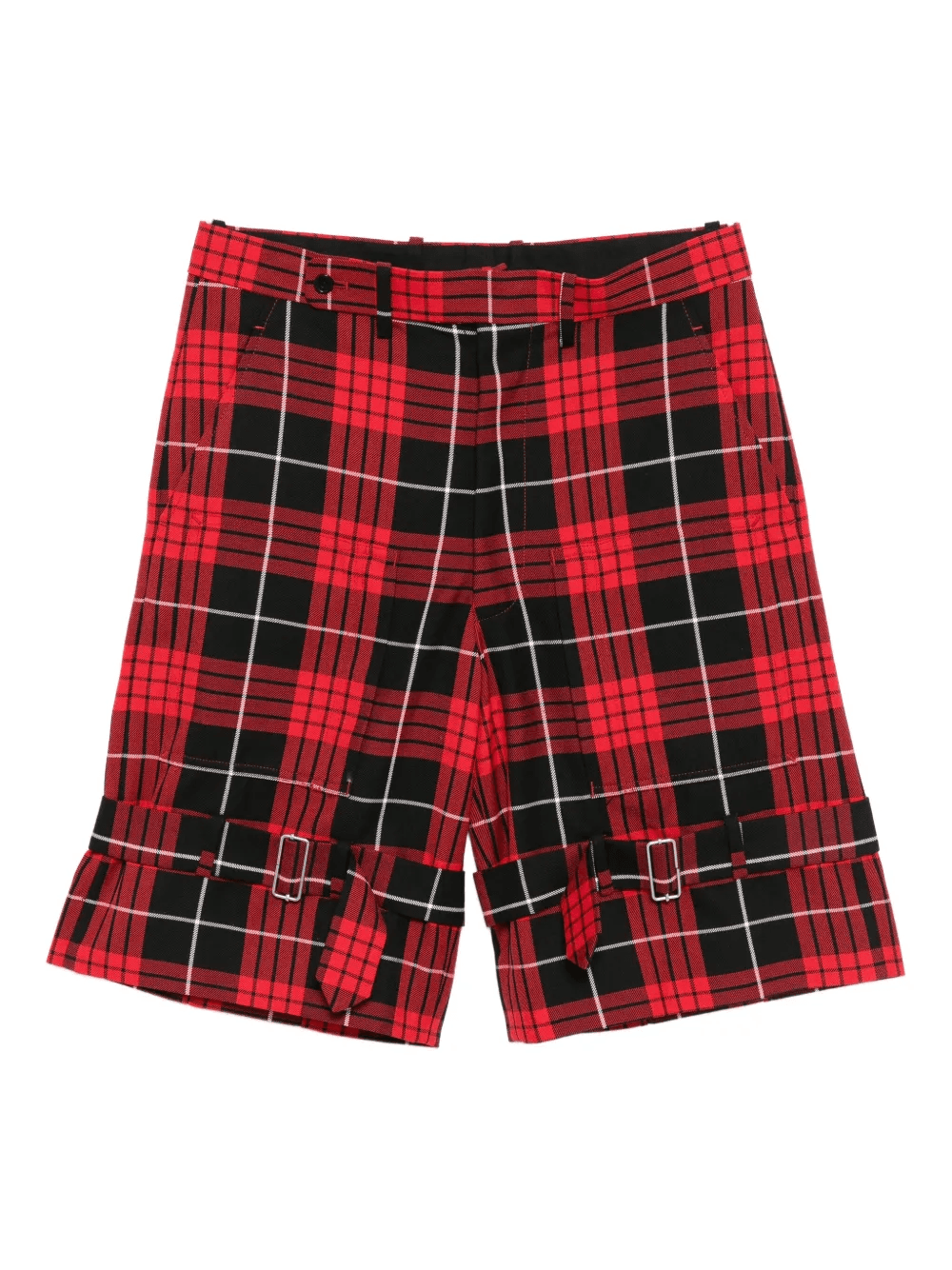 checked bondage shorts - Image 1