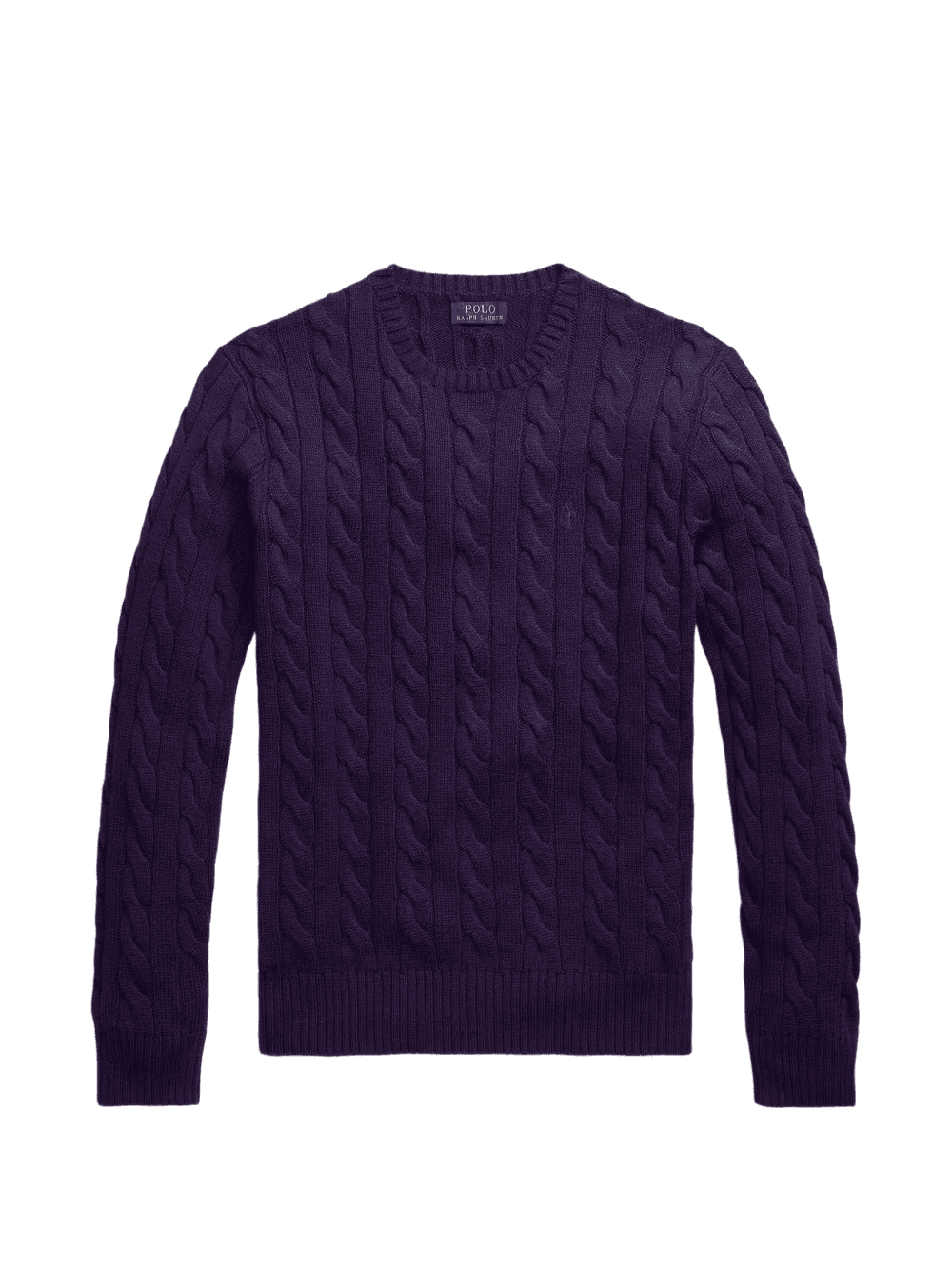 cable-knit crew-neck sweater - Image 1