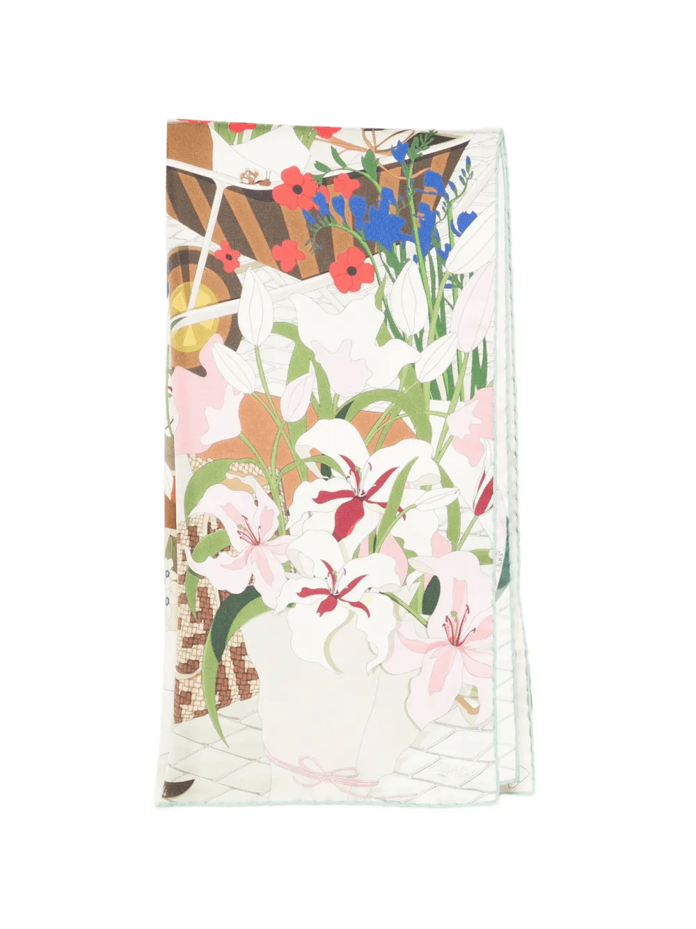 floral-print scarf - Image 1