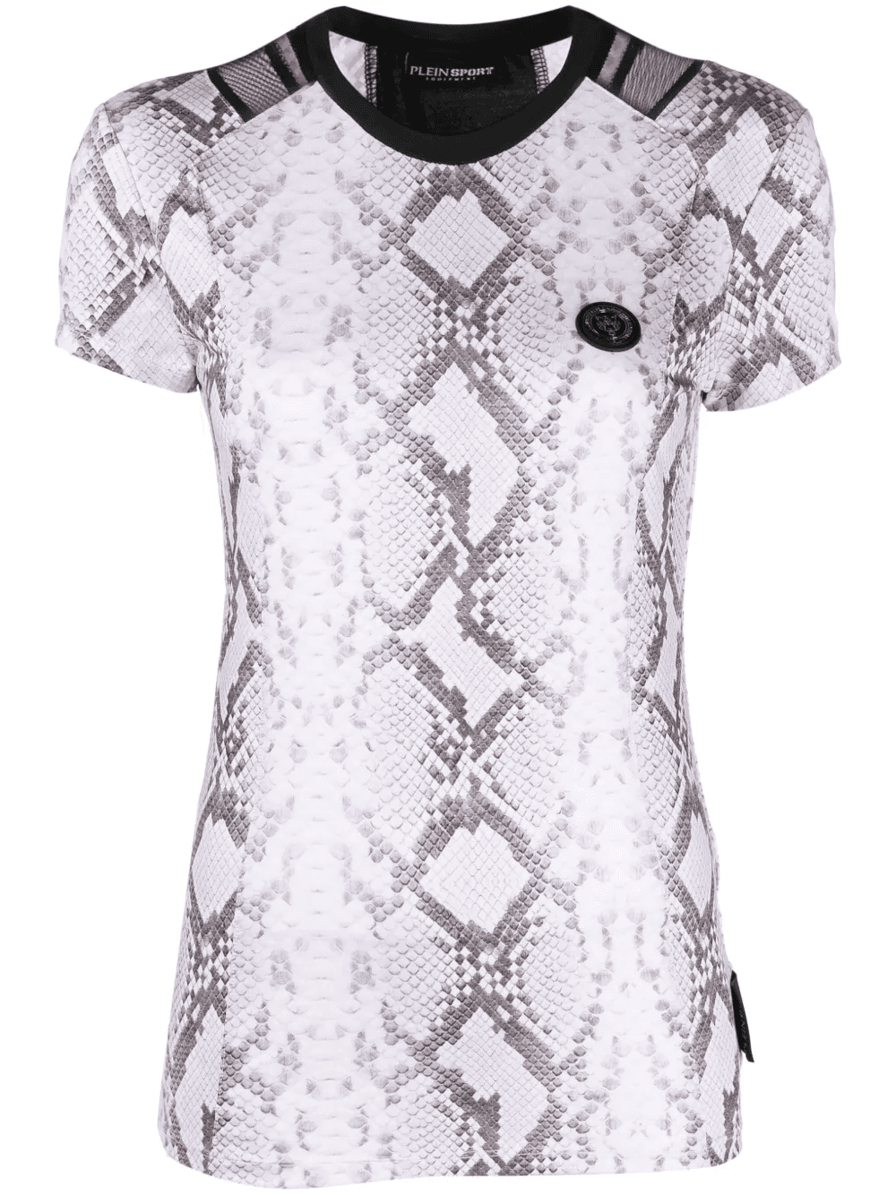 snake-print logo-lettering top - Image 1