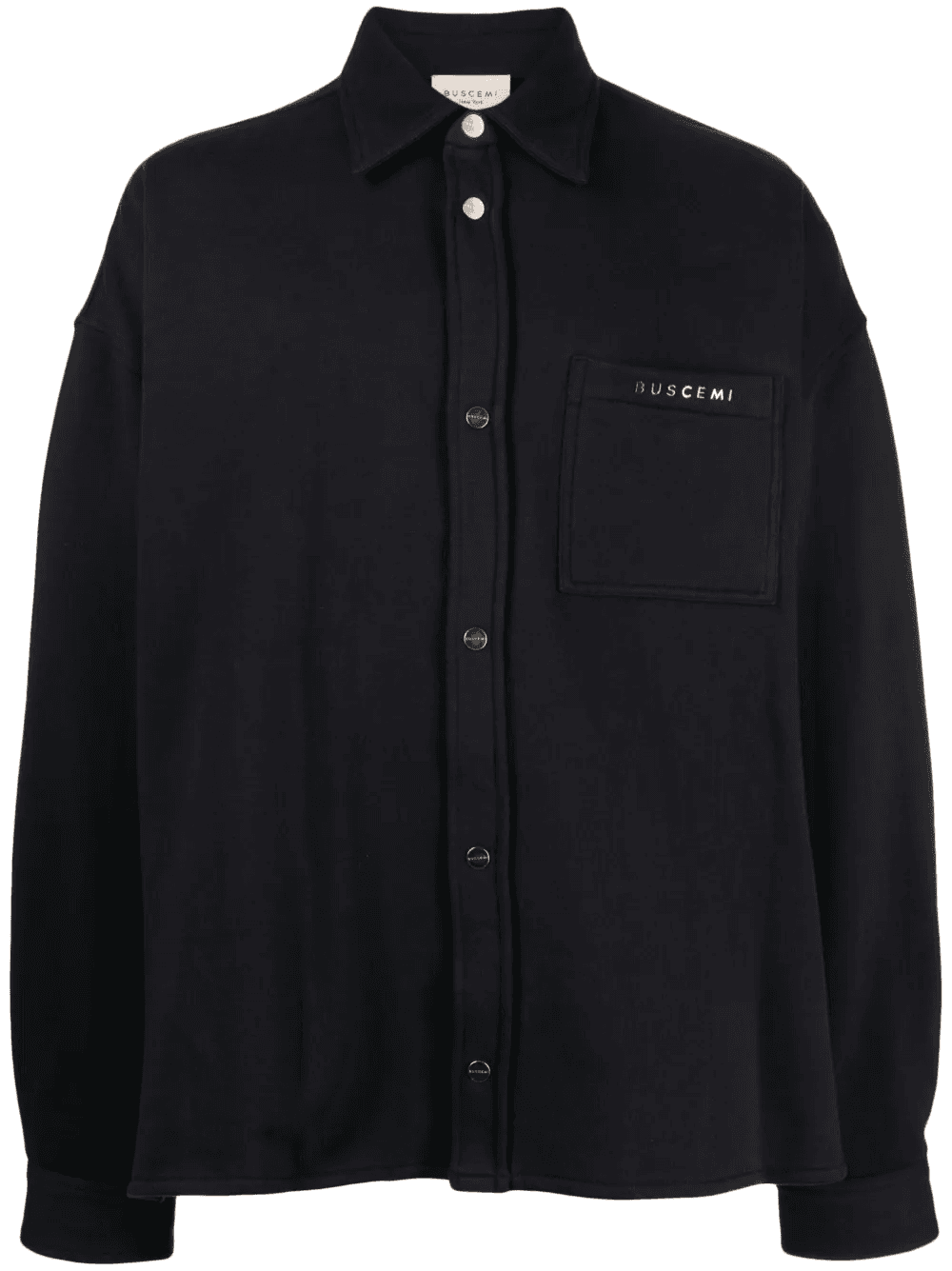 logo-plaque cotton shirt - Image 1