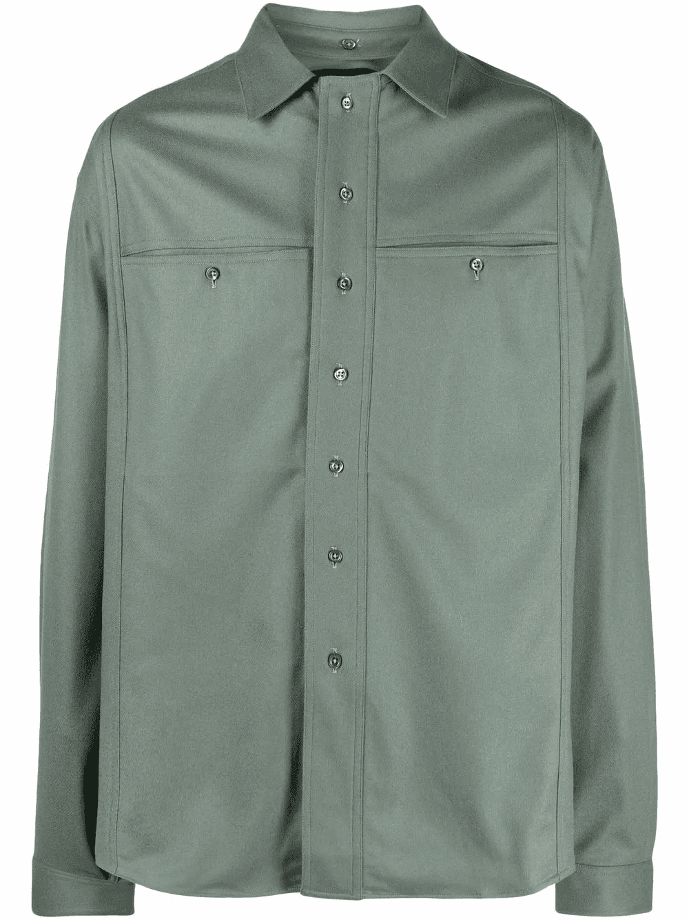 chest-pocket longsleeved shirt - Image 1