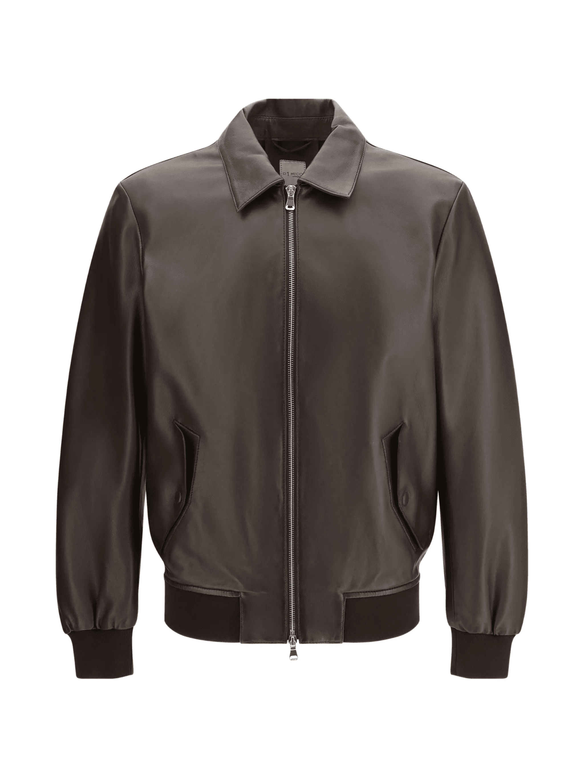 zip leather jacket - Image 1