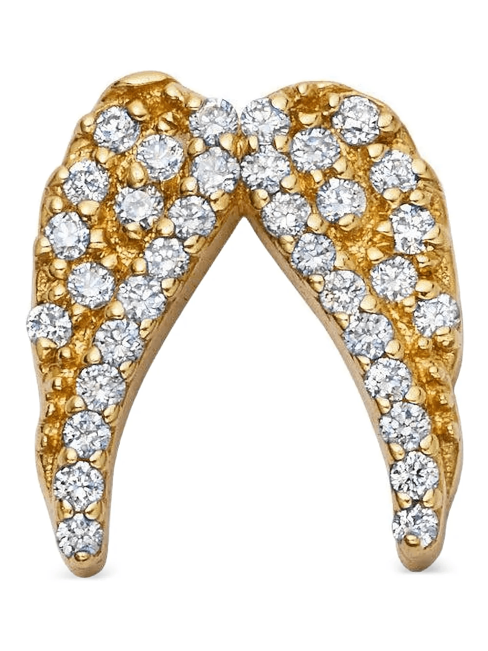 diamond angel wings charm - Image 1
