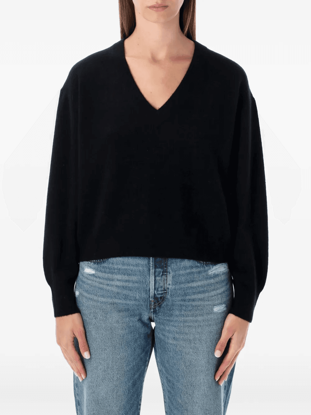 V-neck knitwear - Image 1