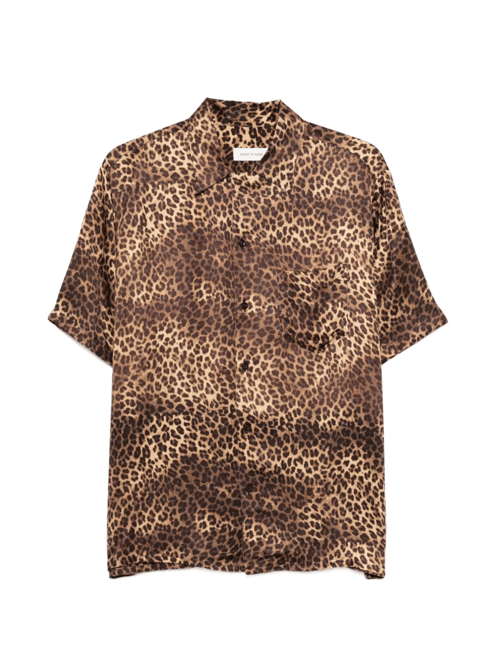 animal-print short-sleeve shirt - Image 1